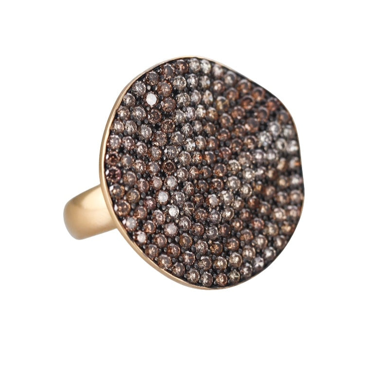 Bucherer 3.61ctw Fancy Diamond Rose Gold Ring