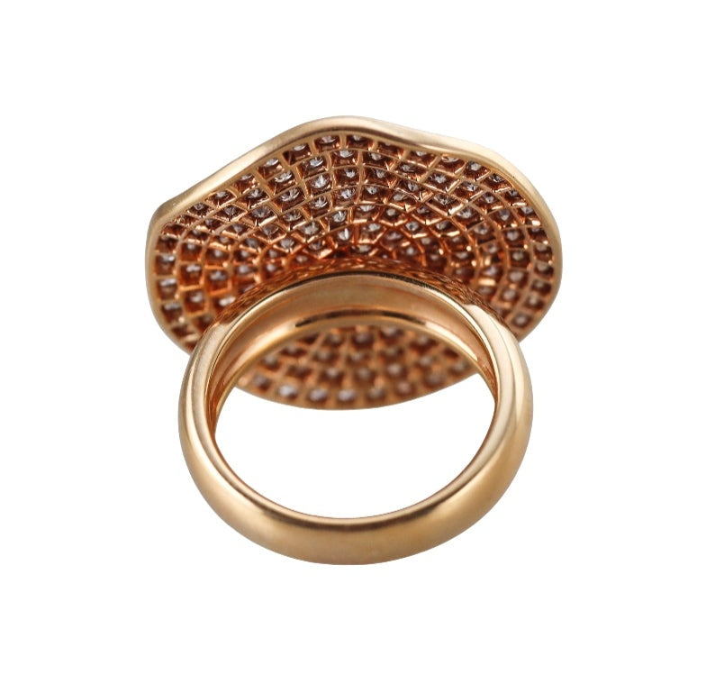 Bucherer 3.61ctw Fancy Diamond Rose Gold Ring