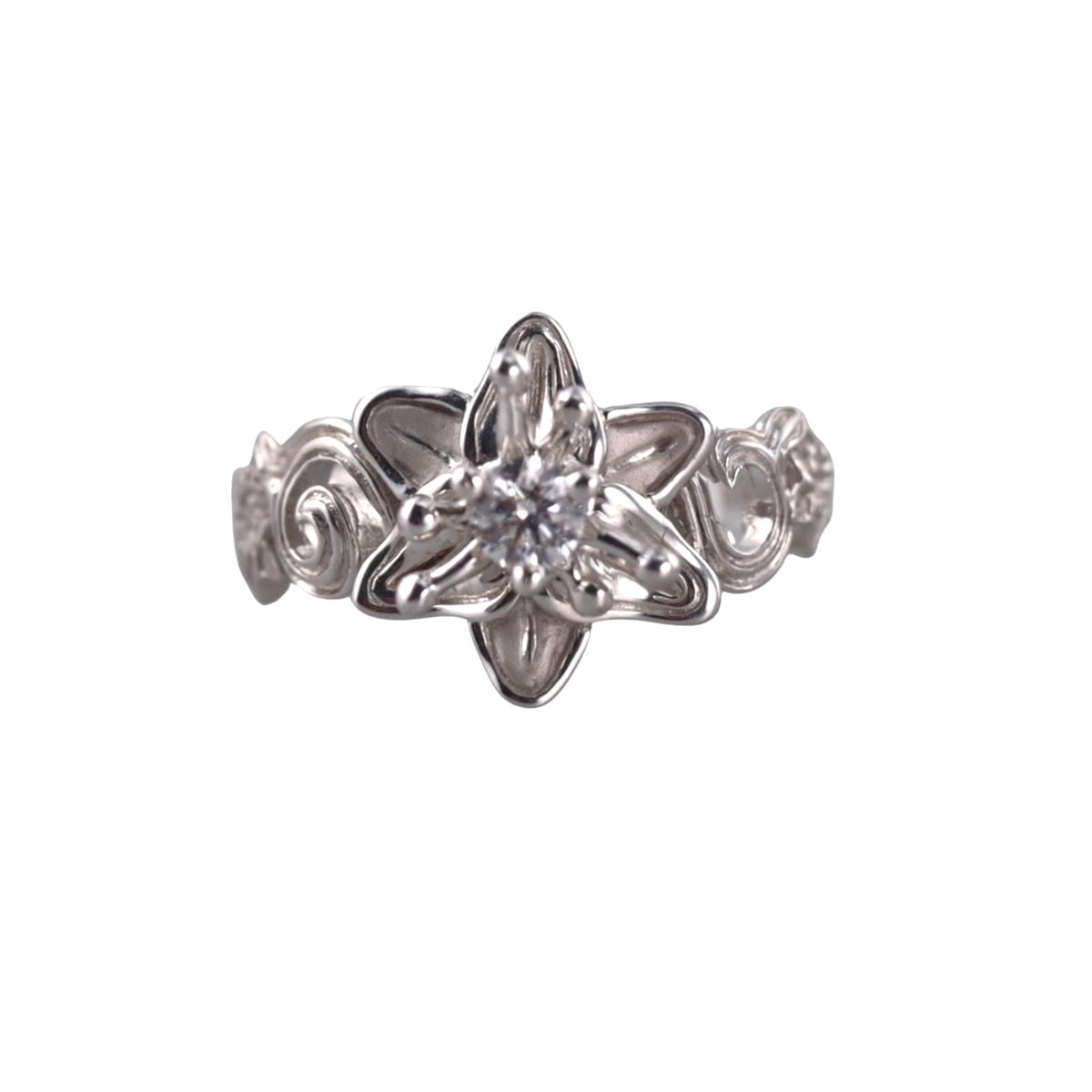 Carrera y Carrera Jasmine Flower 18k Gold Diamond Ring