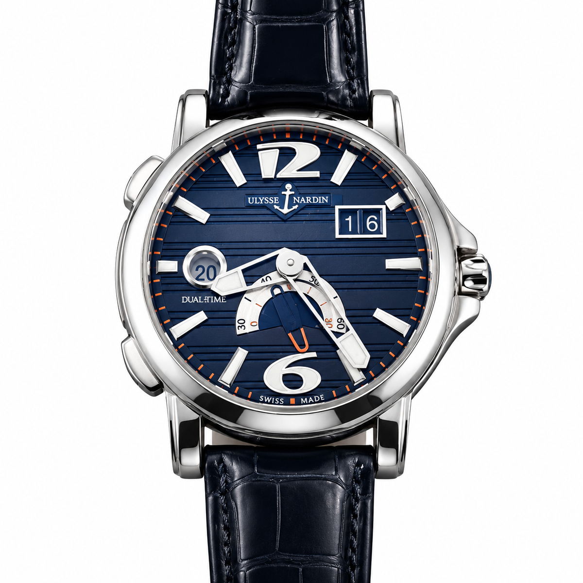 Ulysse Nardin GMT Big Date Automatic Watch 243-55/62