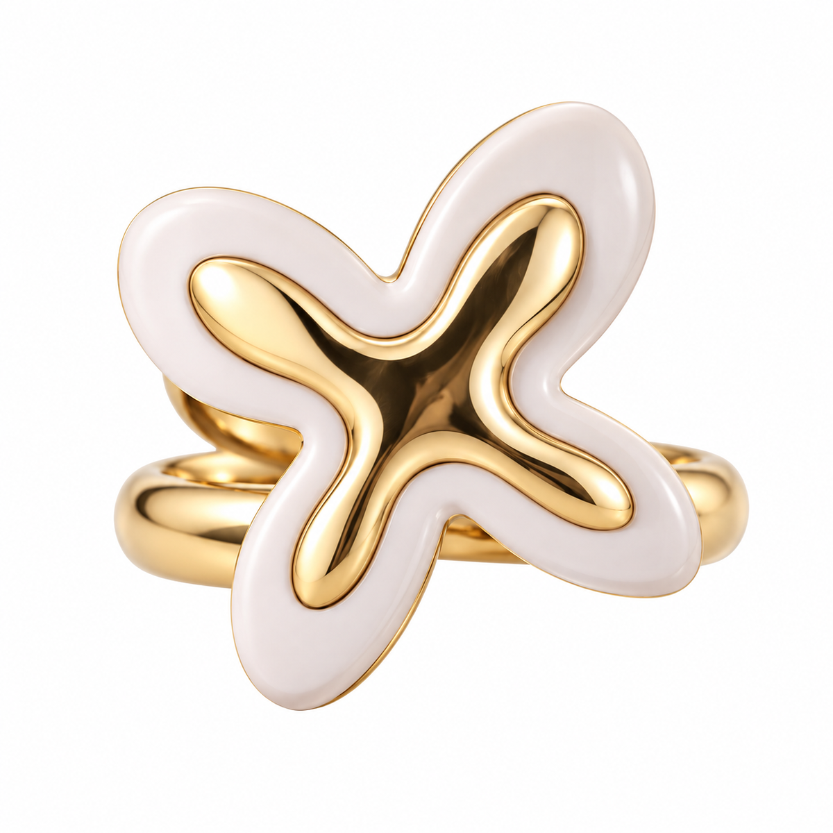 Mimi Milano 18k Gold Butterfly Ring