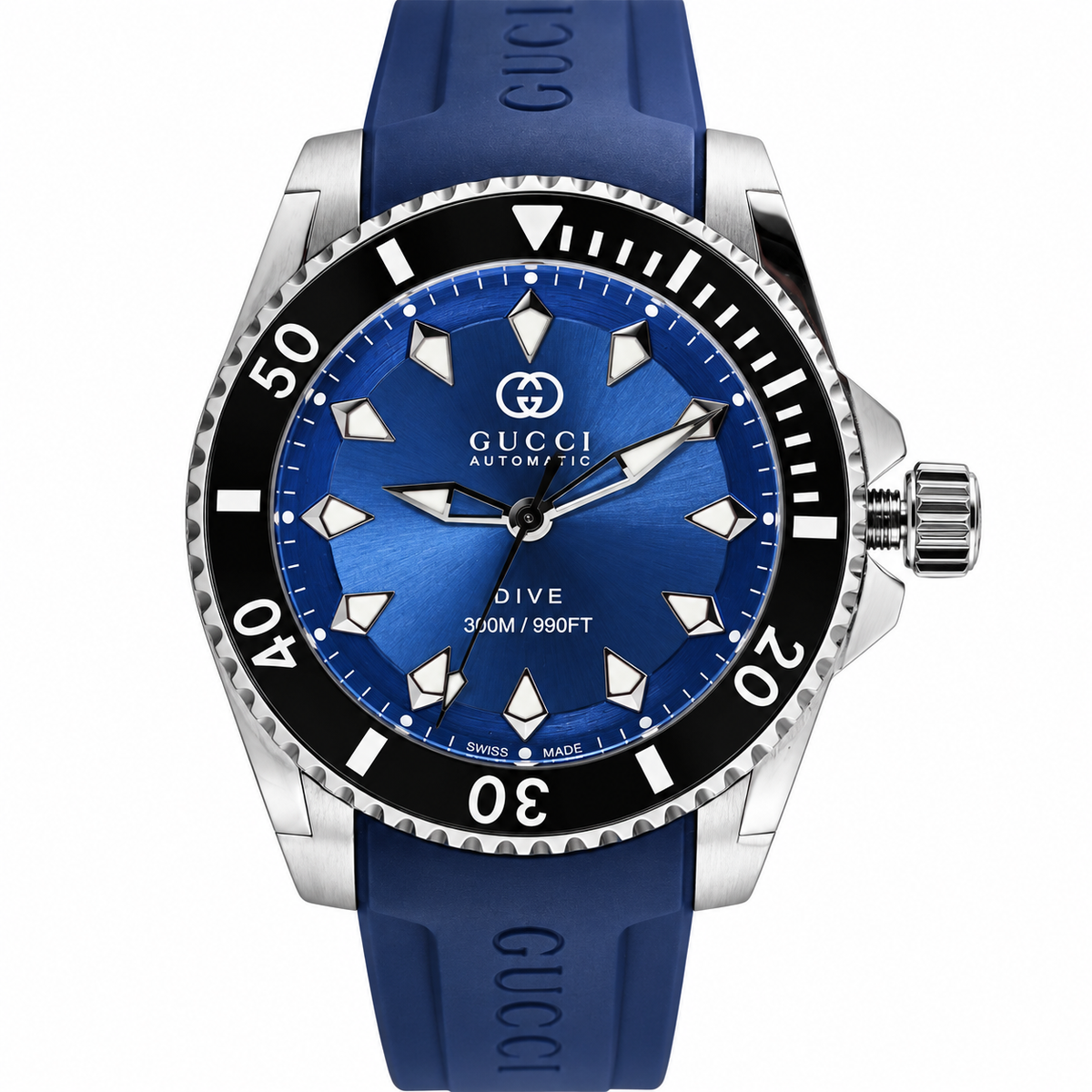Gucci Dive 40mm Blue Automatic Steel Watch YA136359