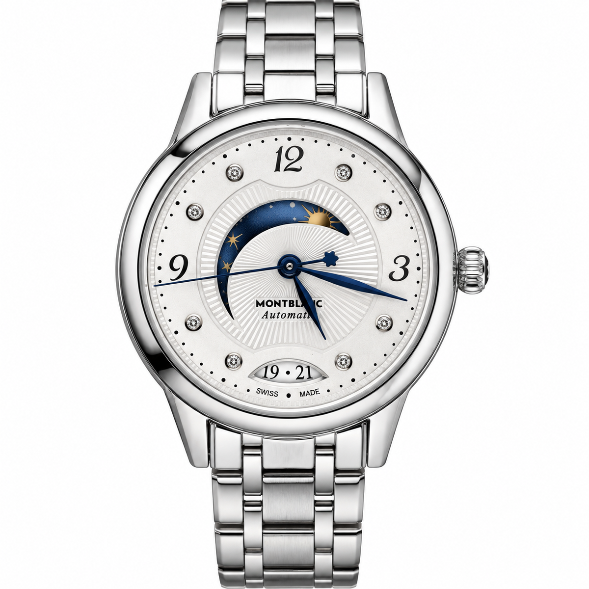 Montblanc Lady Boheme Diamond Automatic Night & Day Watch 114731