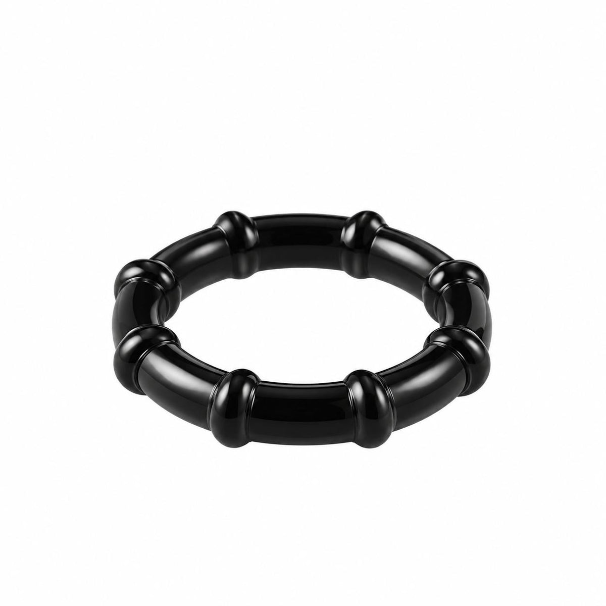 Lalique Soulmates Black Crystal Band Ring 10315300