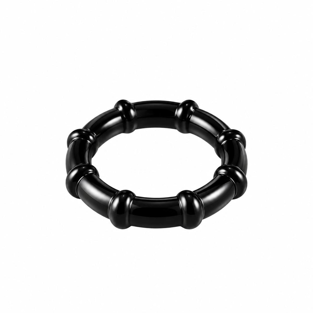 Lalique Soulmates Black Crystal Band Ring 10315300