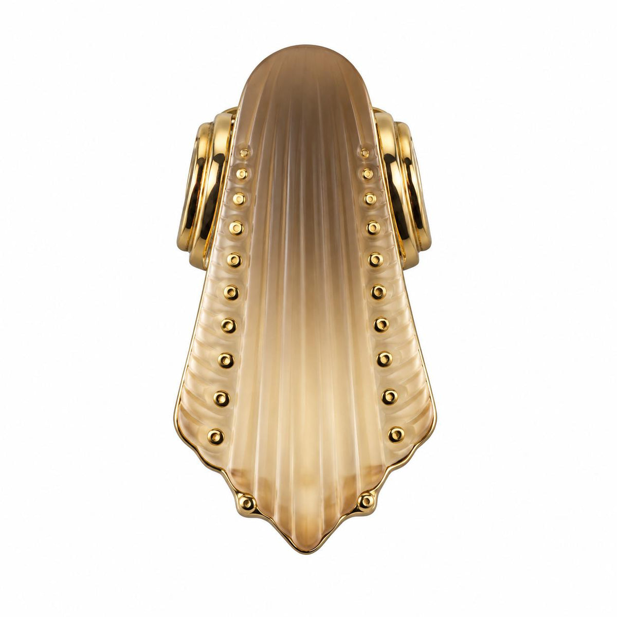 Lalique Icone Crystal Vermeil Silver Icon Pendant 10458100