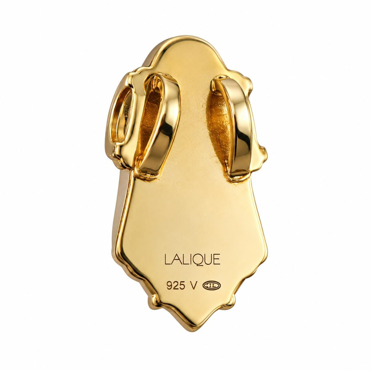 Lalique Icone Crystal Vermeil Silver Icon Pendant 10458100
