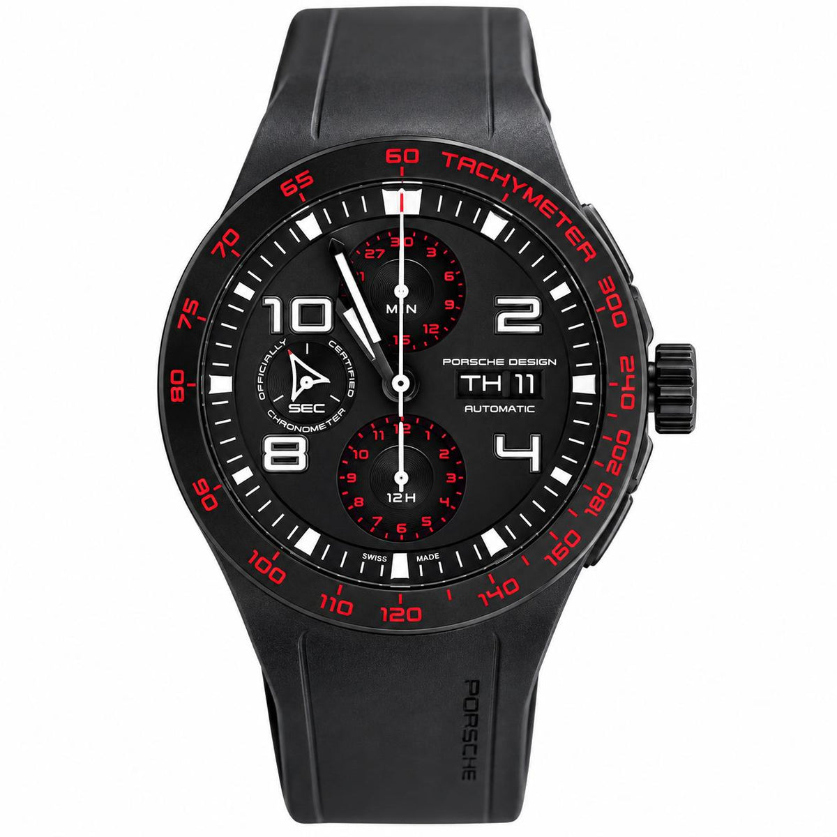 Porsche Design Flat Six Chronograph Titanium Automatic Watch P6340.41