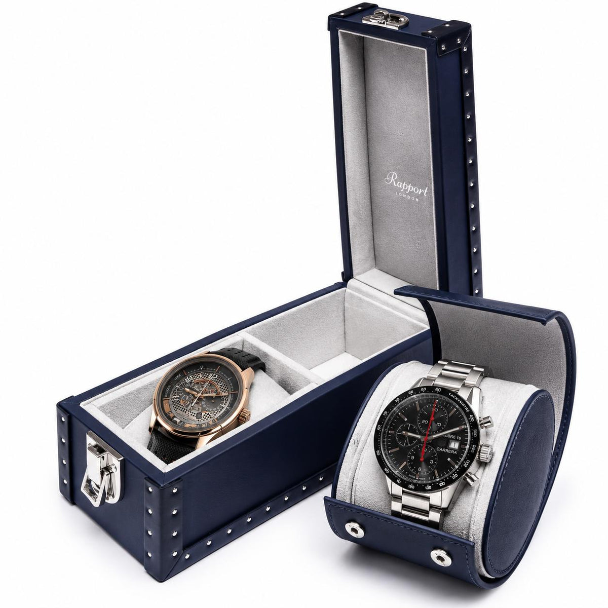 Rapport London Kensington Two-Watch Box