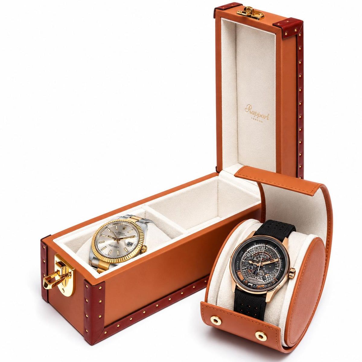 Rapport London Kensington Two-Watch Box