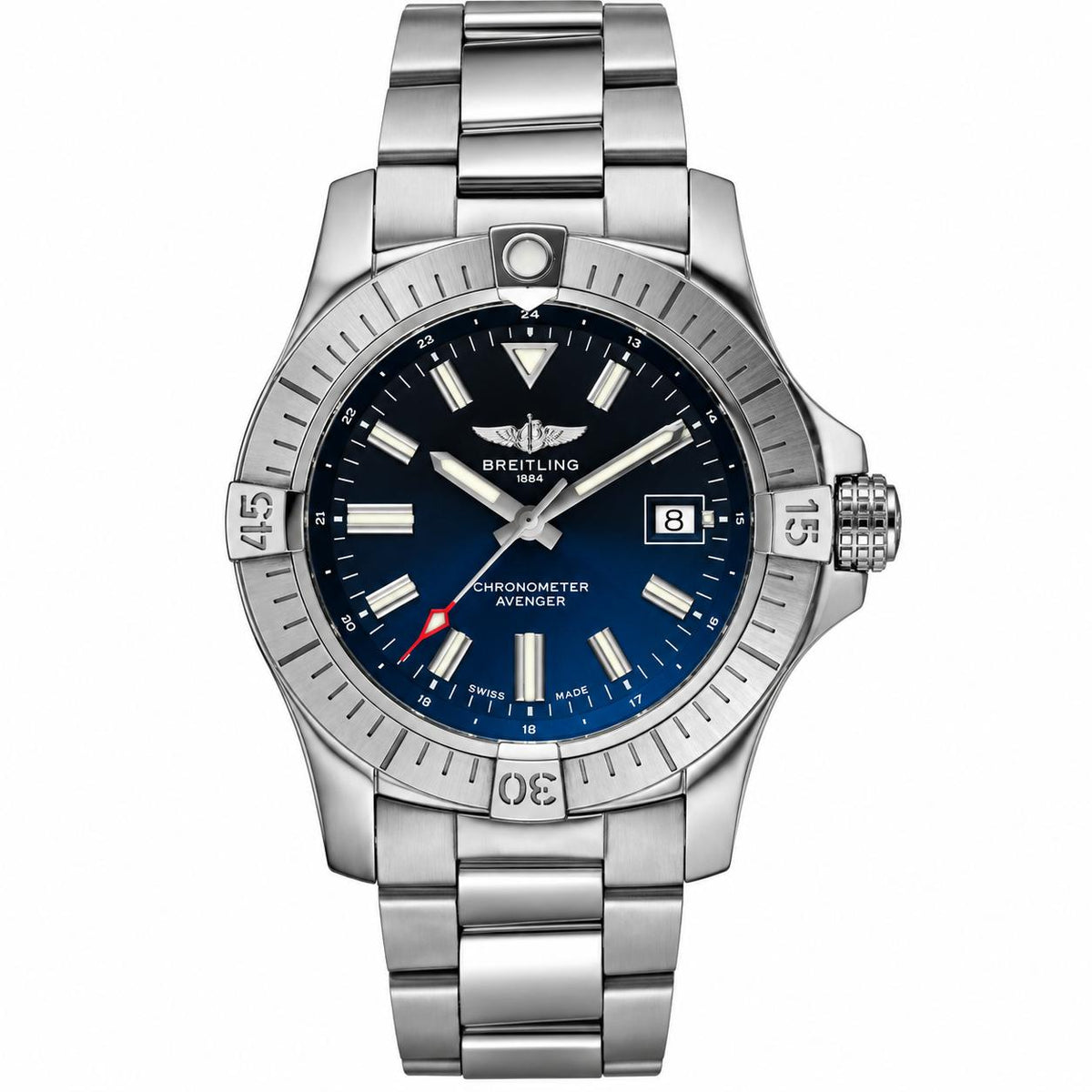 Breitling Avenger Automatic GMT 43 Steel Watch A17318