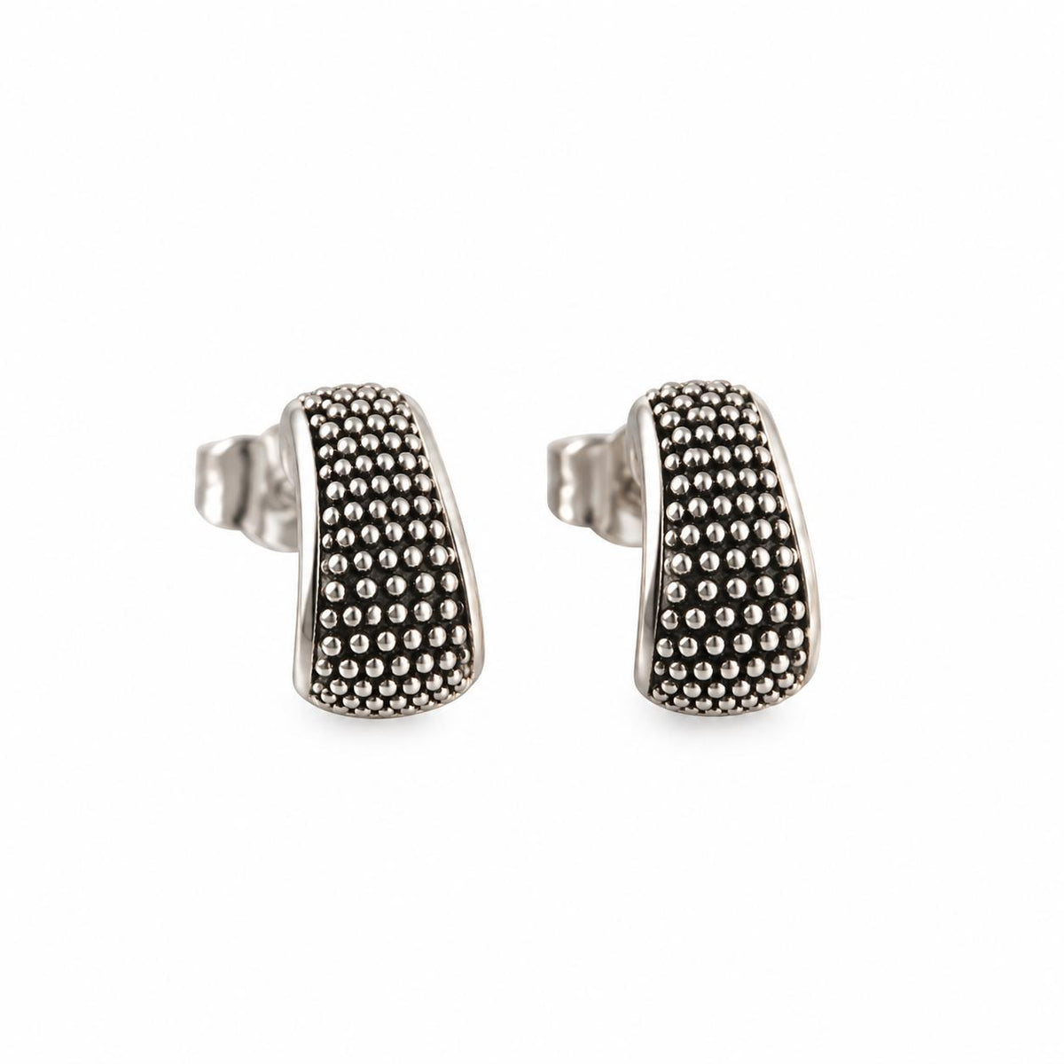 Lagos Caviar Sterling Silver Earrings