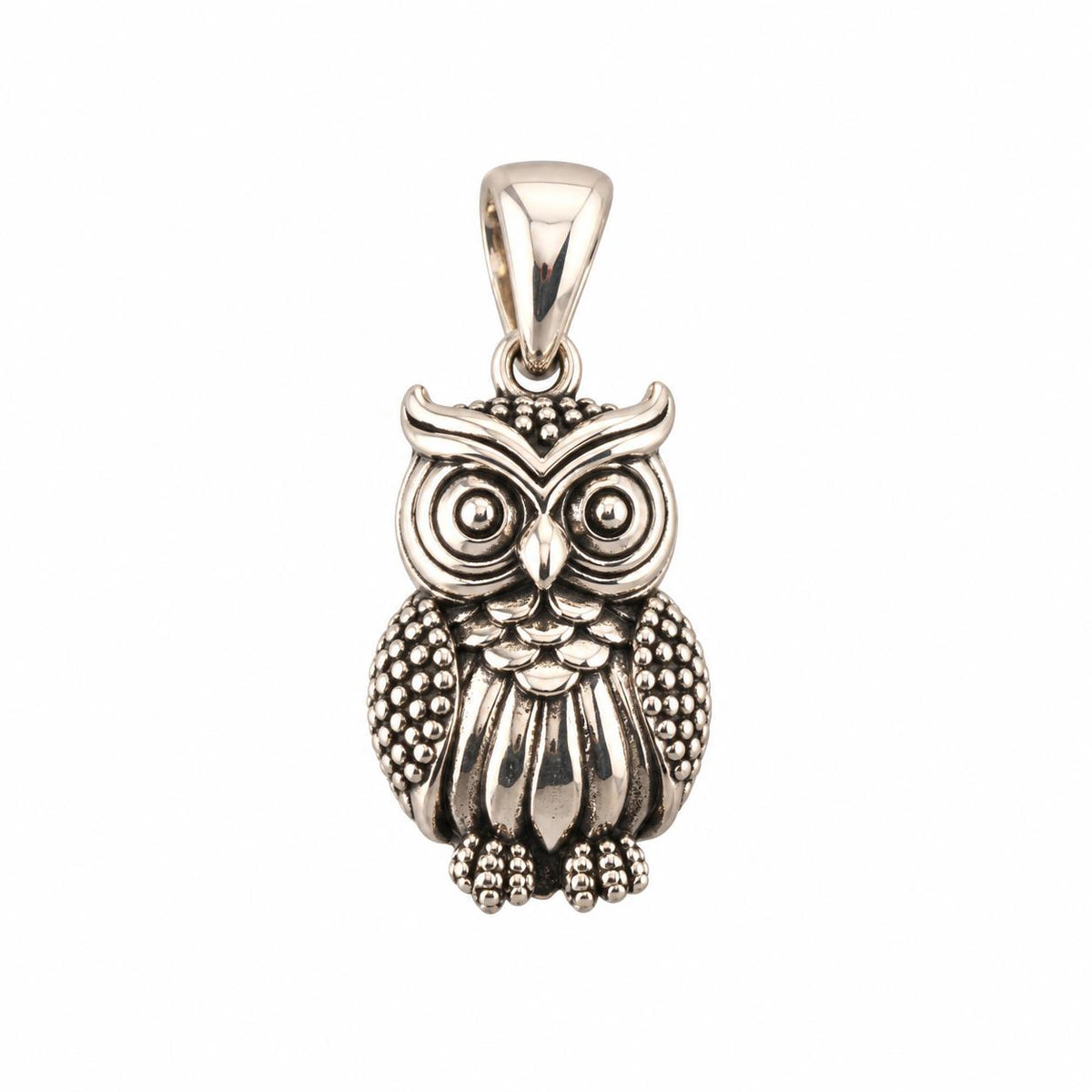 Lagos Sterling Silver Owl Pendant