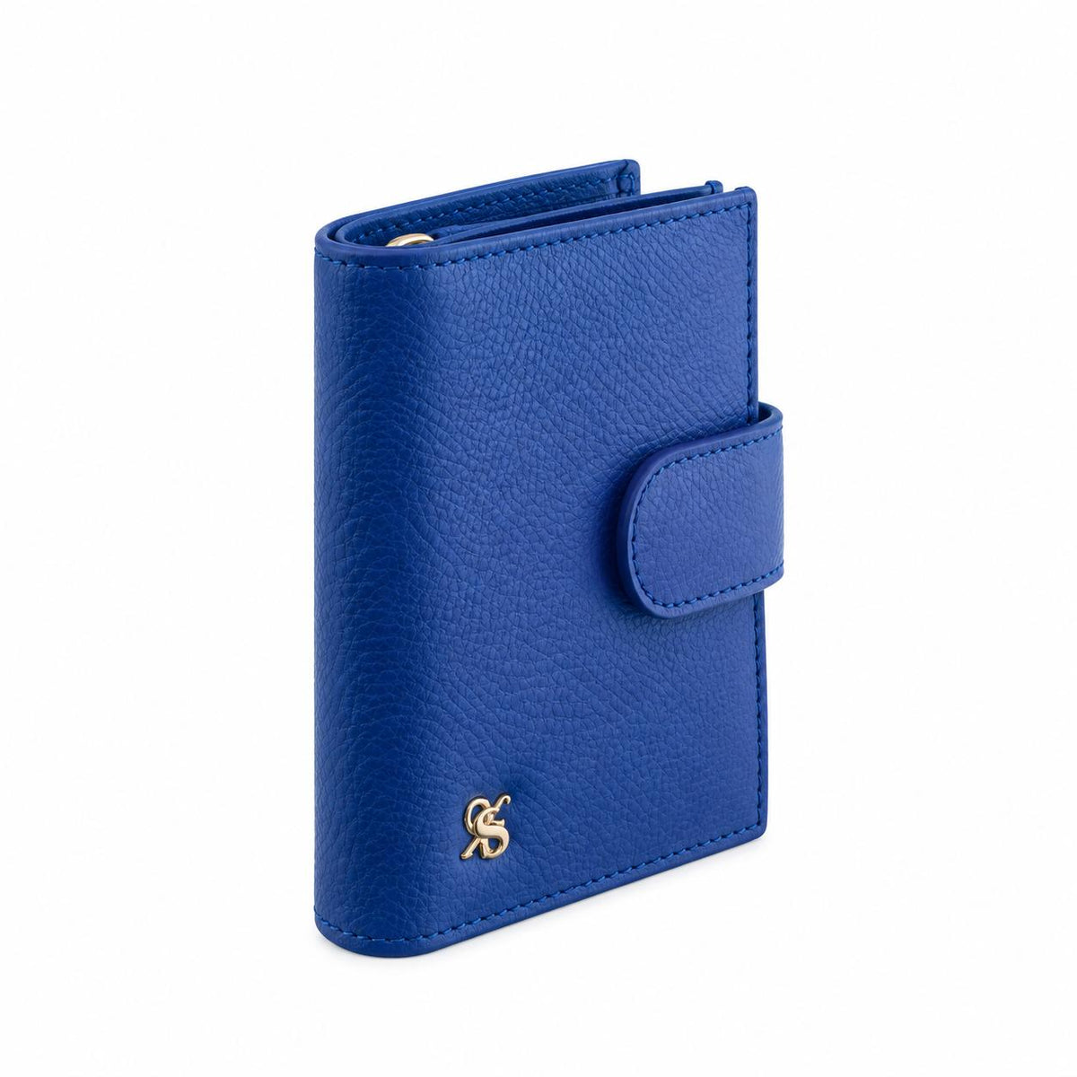Rapport London Sussex Leather Wallet With Coin Purse in Blue