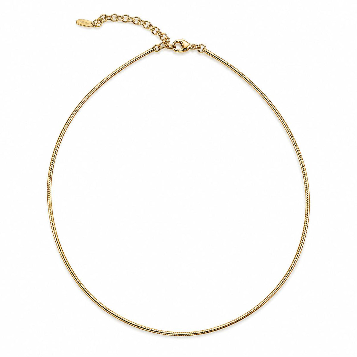 Lalique Torque Vermeil Sterling Silver Omega Collar Necklace 10440700