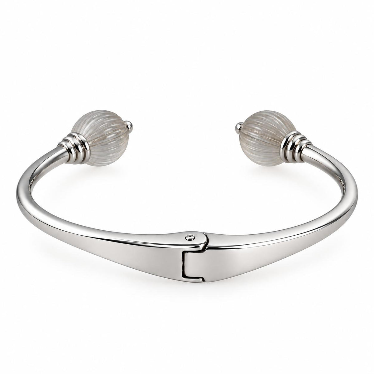 Lalique Vibrante Crystal Sterling Silver Bracelet 10530600