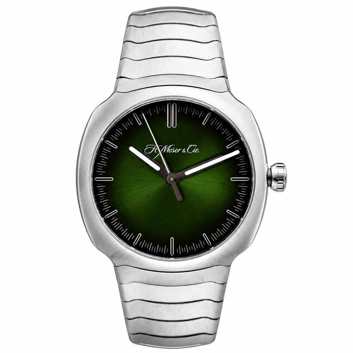 H. Moser & Cie Streamliner Centre Seconds Green Dial Watch