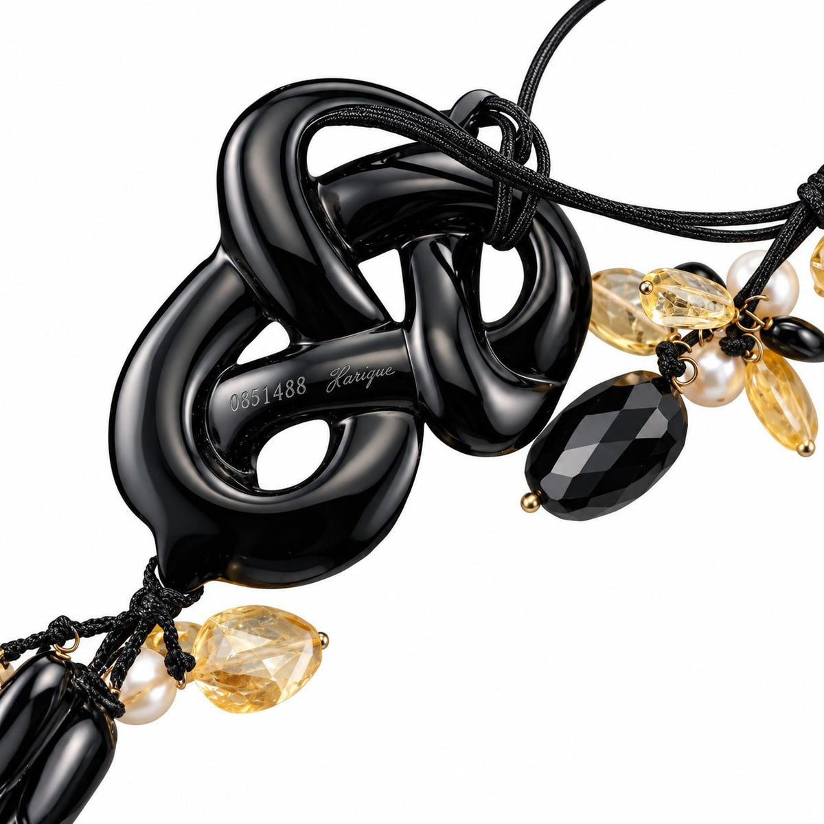 Lalique Serpent Snake Crystal Pendant Necklace Limited Edition 10020100