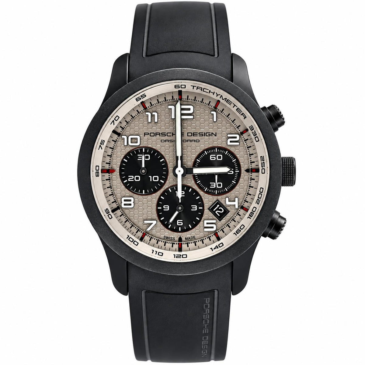 Porsche Design Dashboard Titanium Rubber Band Automatic Watch 6612.17/3