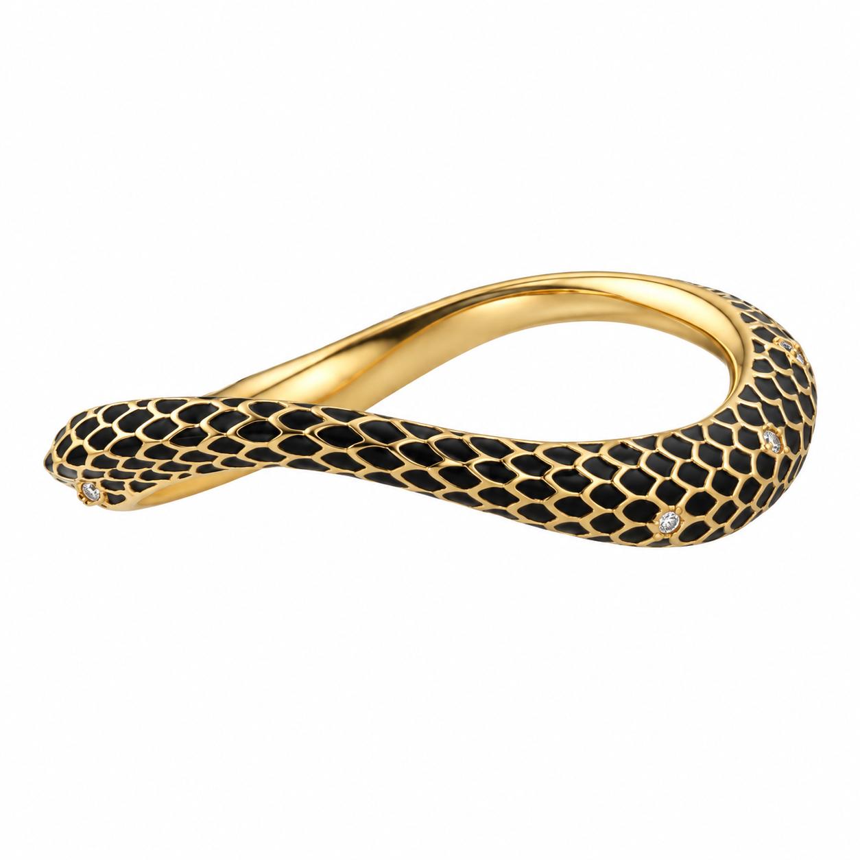 Lalique Opera National De Paris Eurydice Gold Plated Bracelet 10661600