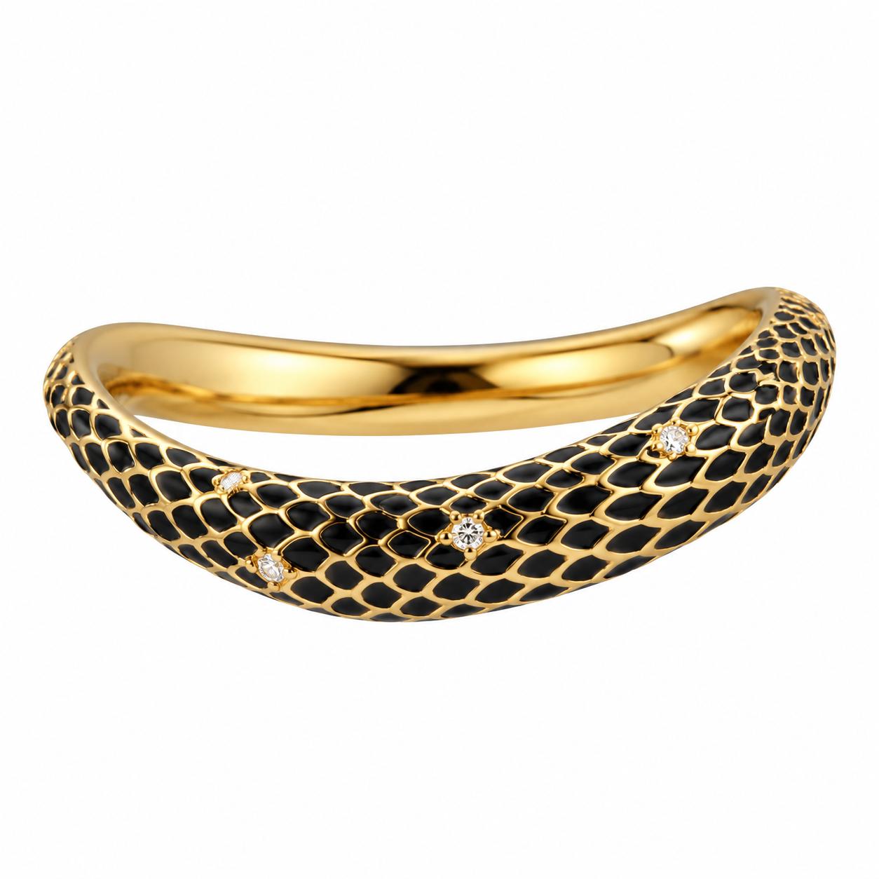 Lalique Opera National De Paris Eurydice Gold Plated Bracelet 10661600