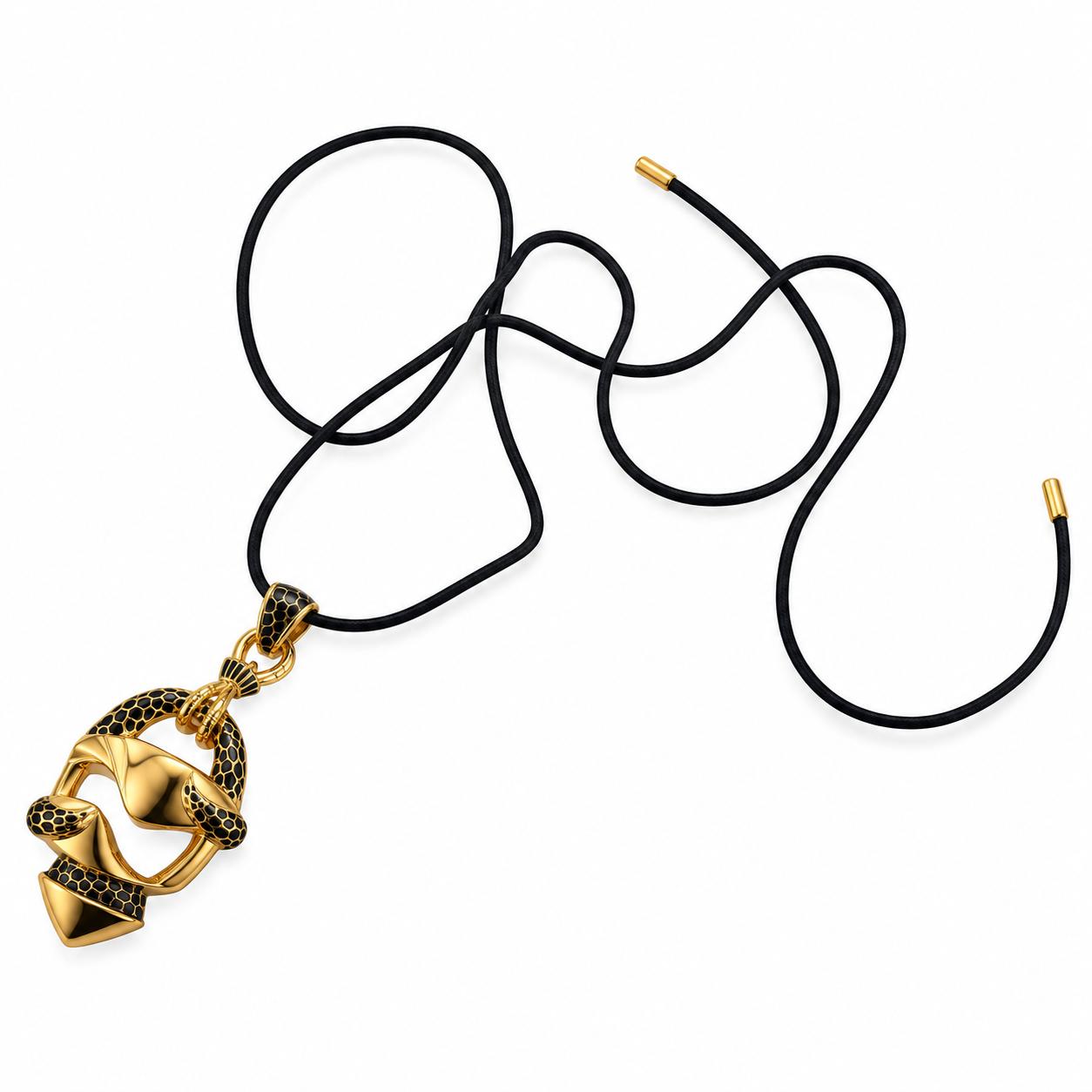 Lalique Opera National De Paris Eurydice Gold Plated Cord Necklace 10661700