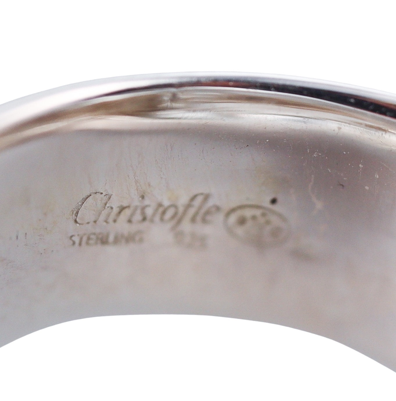 Christofle Sterling Silver Gold Signet Ring 6761149
