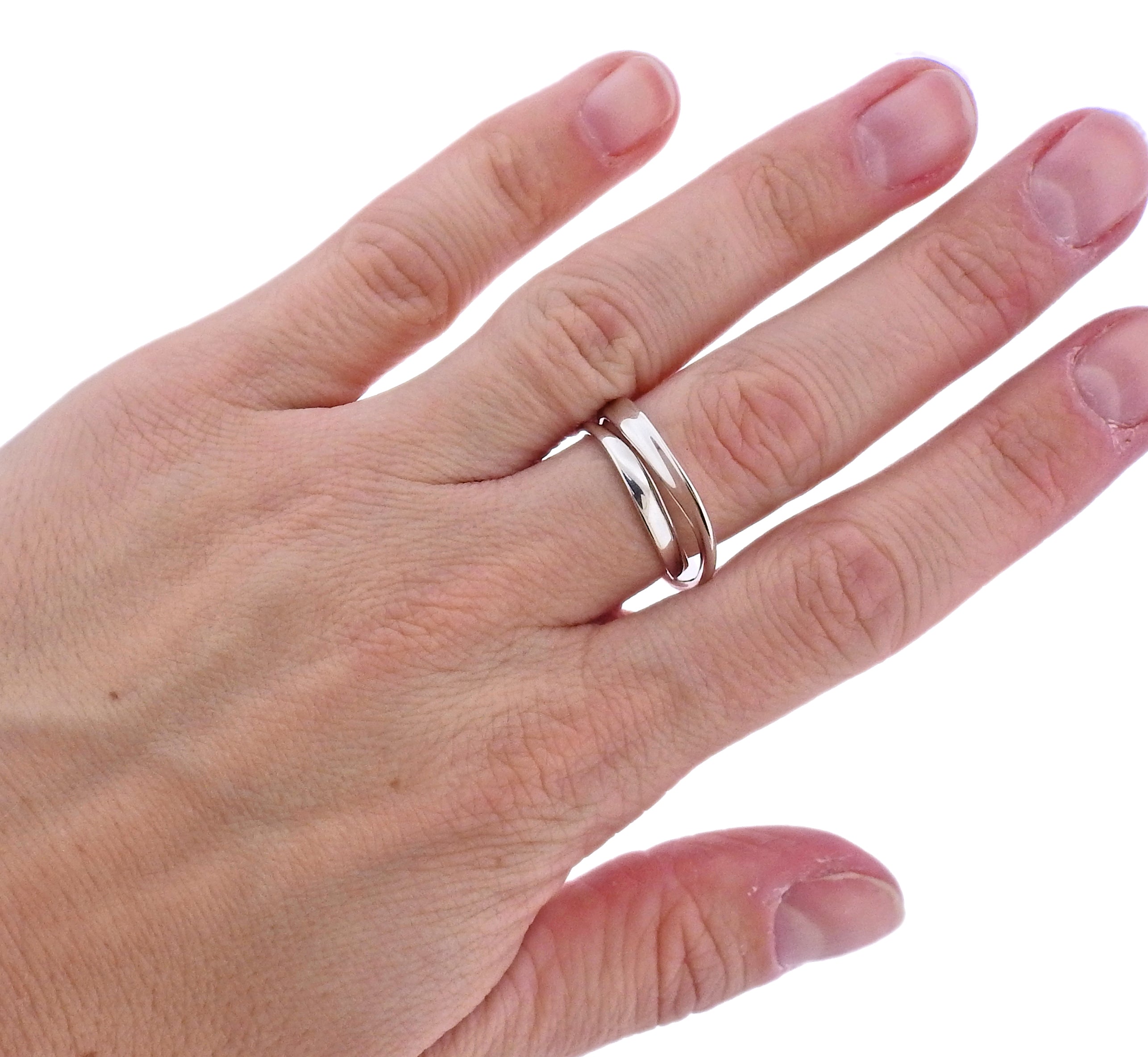 Georg Jensen Sterling Silver Moebius Ring 369