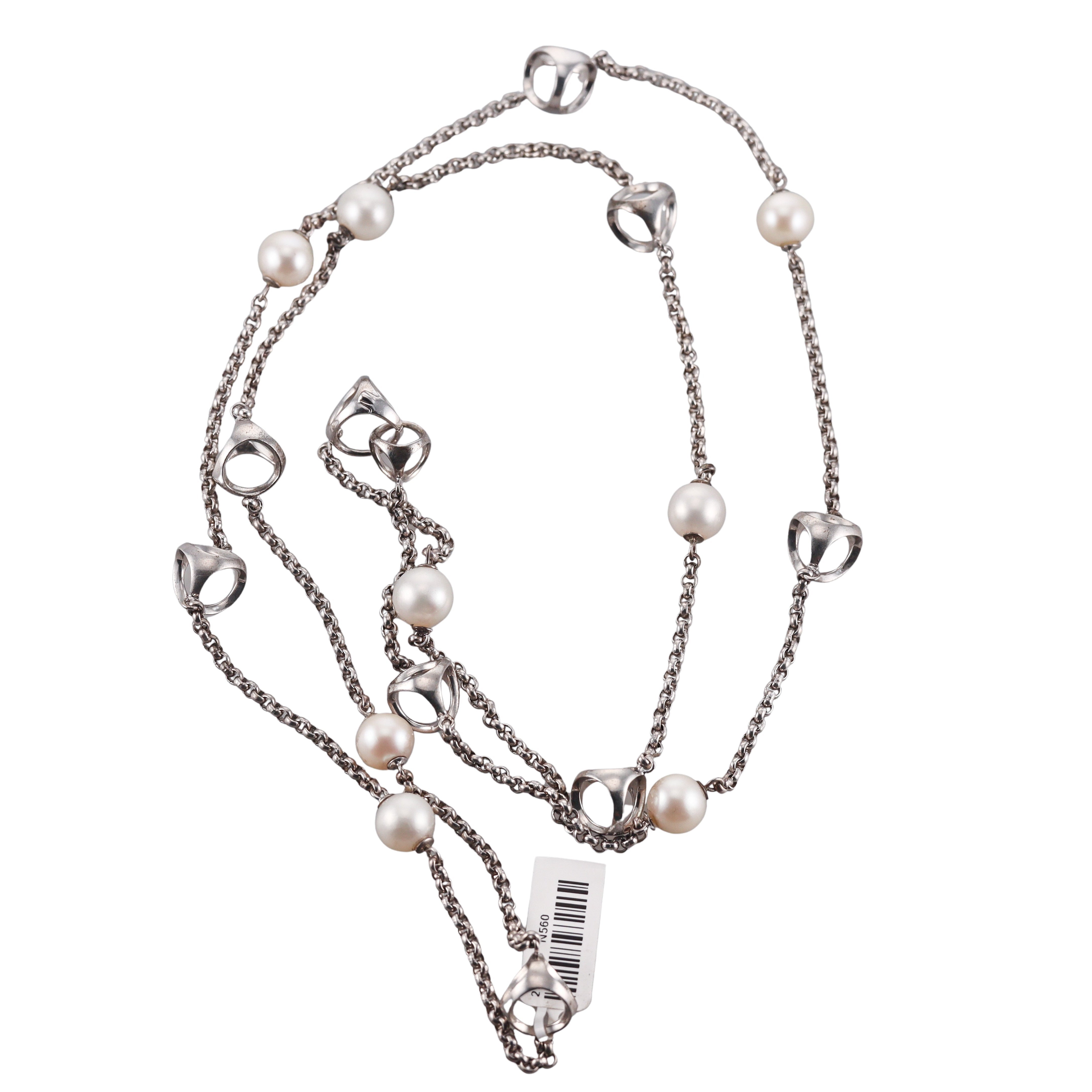 Di Modolo Icona Sterling Silver Pearl Necklace