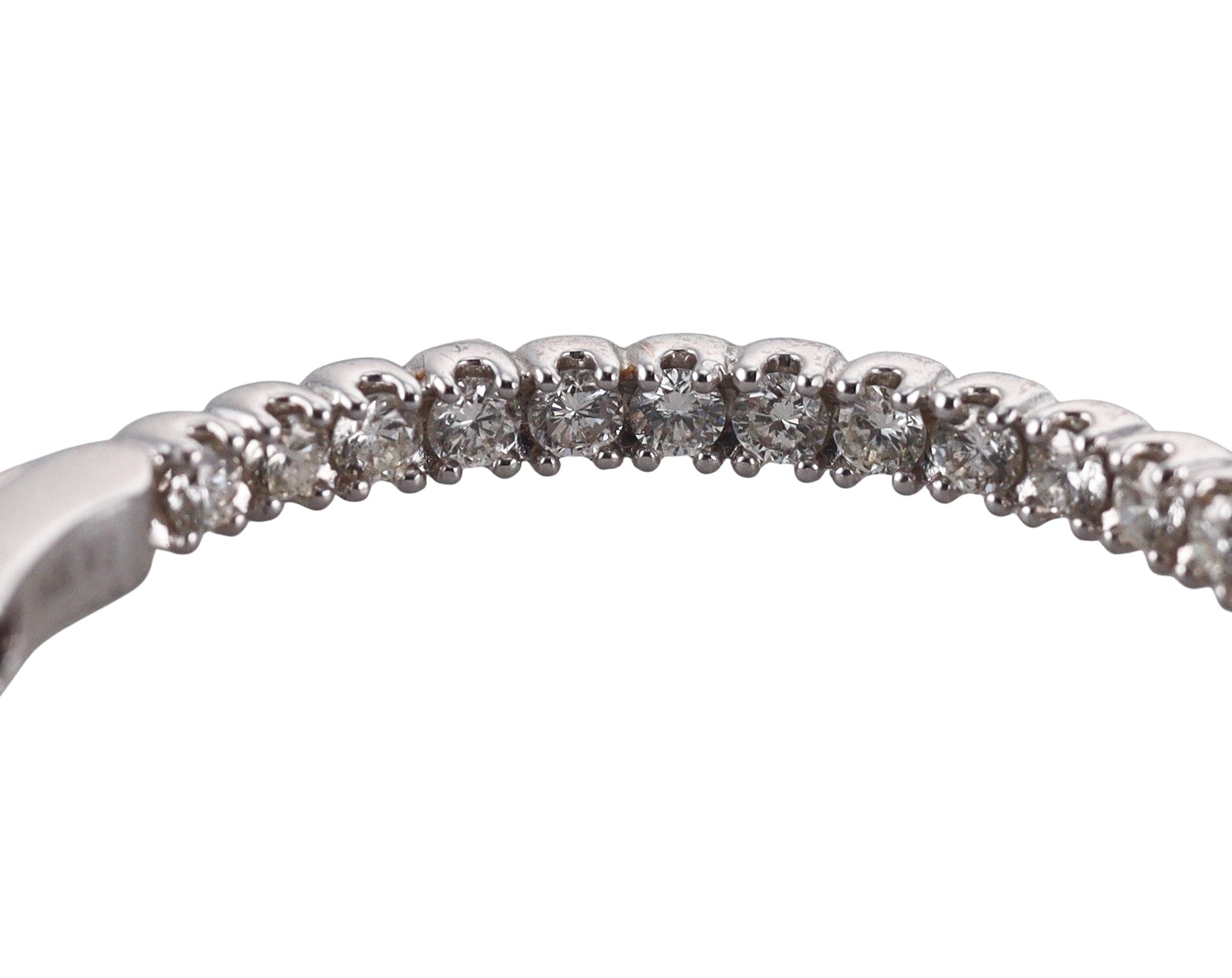 Diamond Gold Hoop Earrings