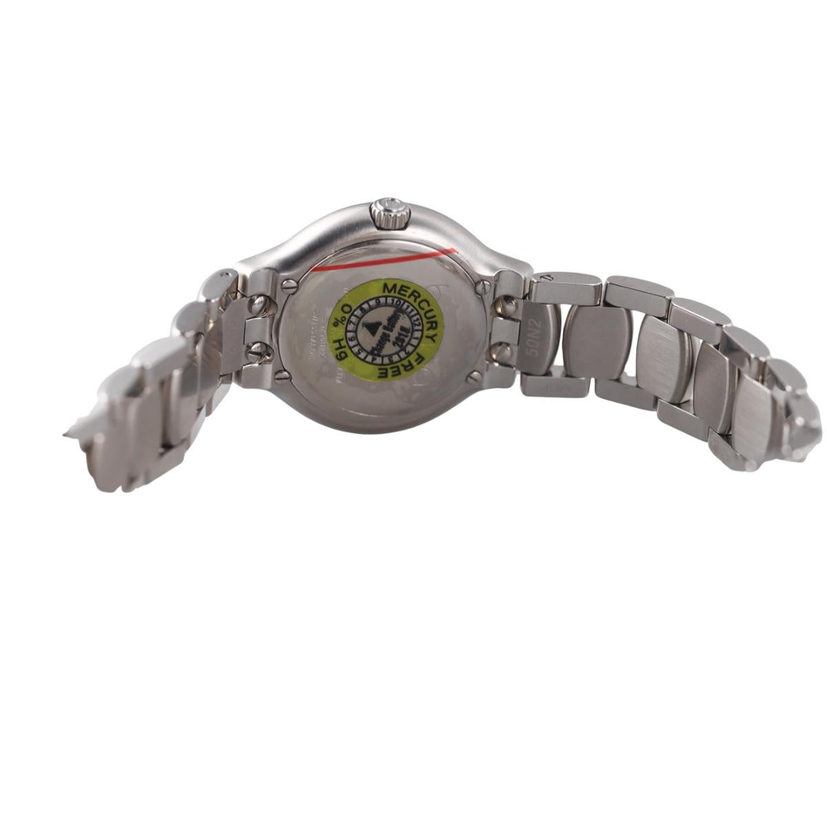 Ebel Beluga Collection Mother of Pearl Diamond Steel Lady's Watch 9256N22