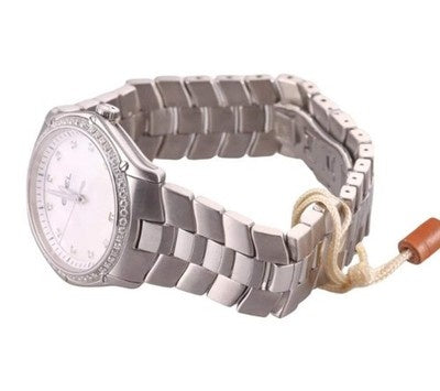 Ebel Classic Sport Mother of Pearl Diamond Steel Watch 1215987