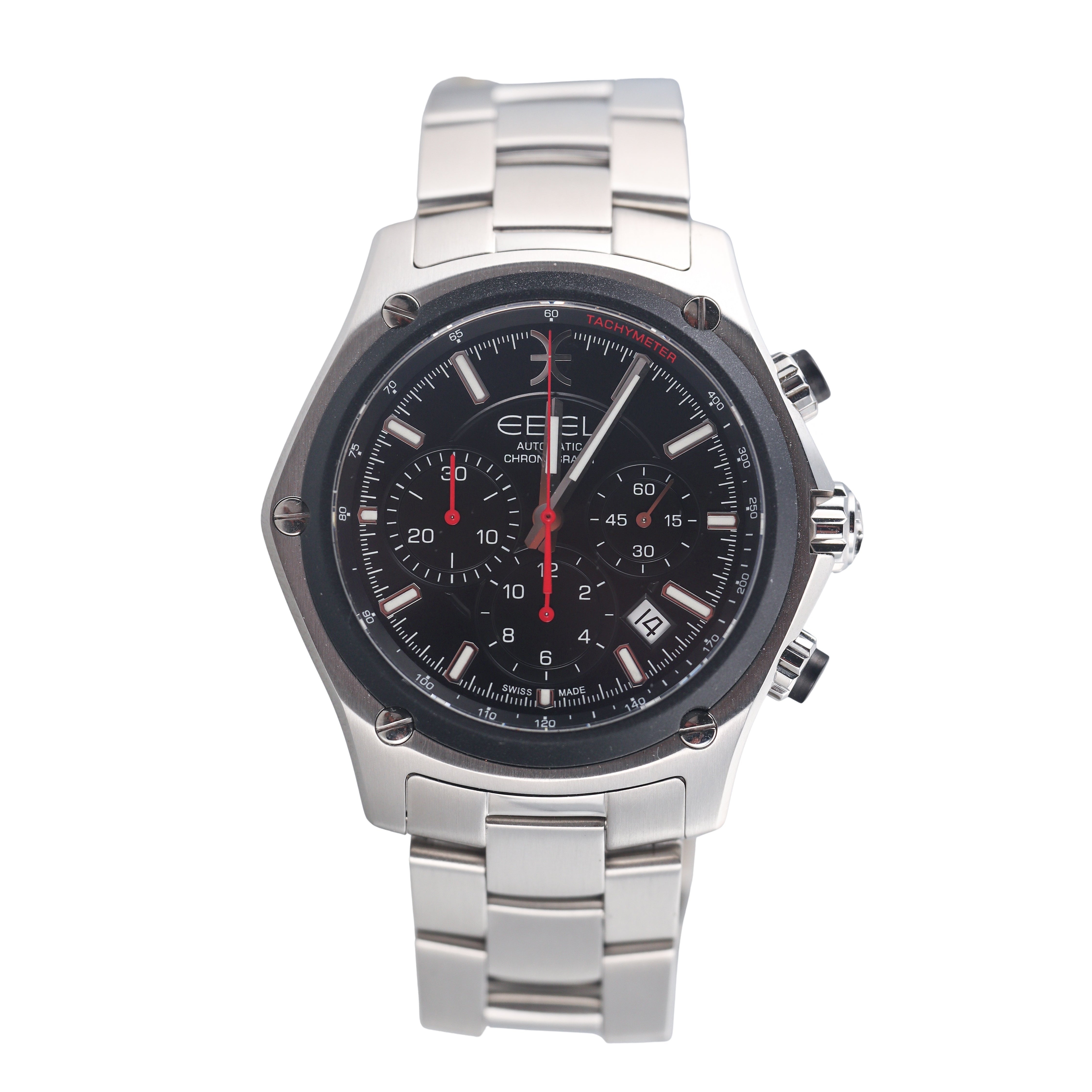 Ebel Discovery Men's Chronograph Steel Watch 1216460