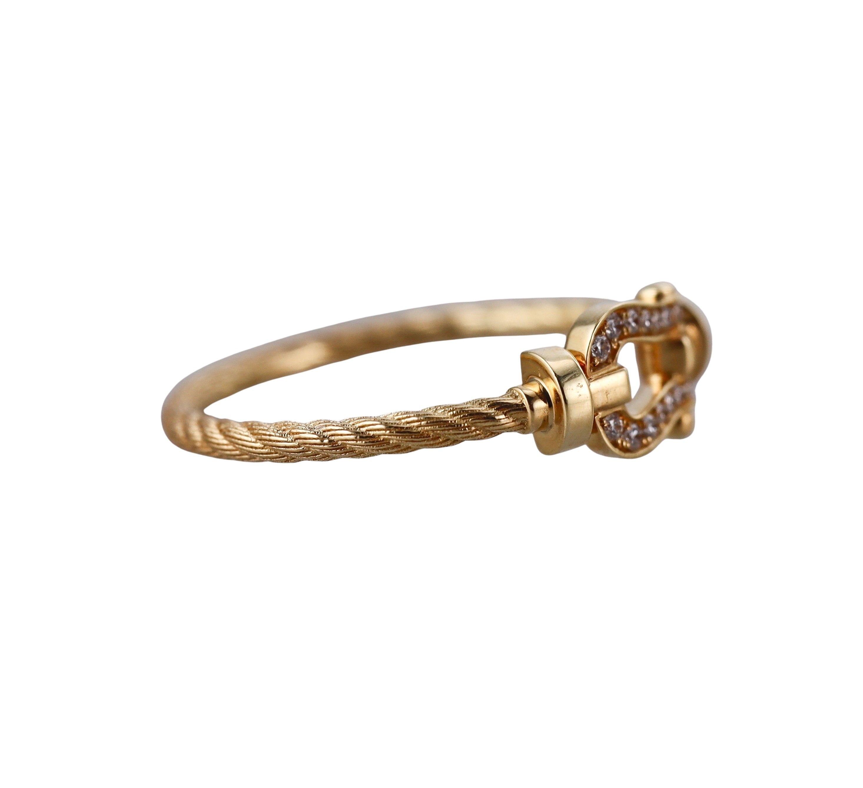 Fred Force 10 18k Diamond Small Model Ring
