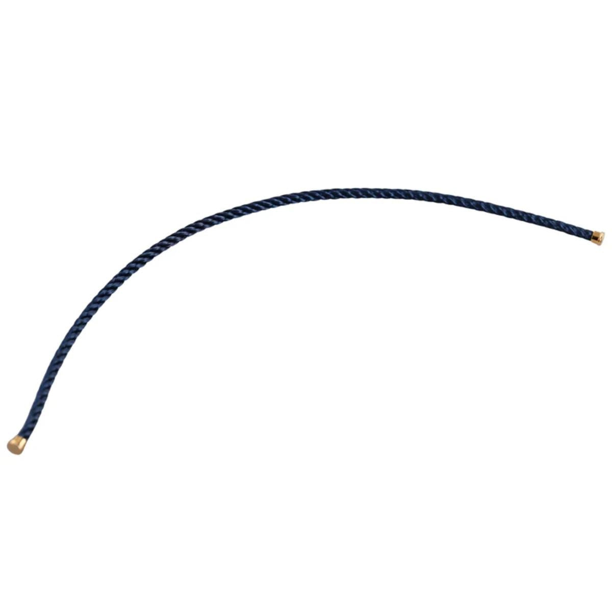 Fred Force 10 Bracelet Dark Blue Double Cable Large QA-147
