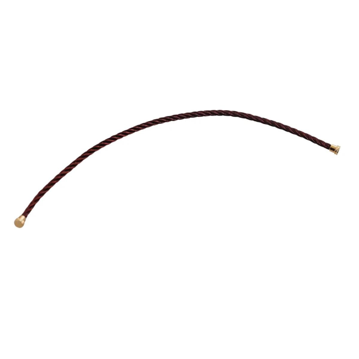 Fred Force 10 Bracelet Dark Brown Cable Small QA-130