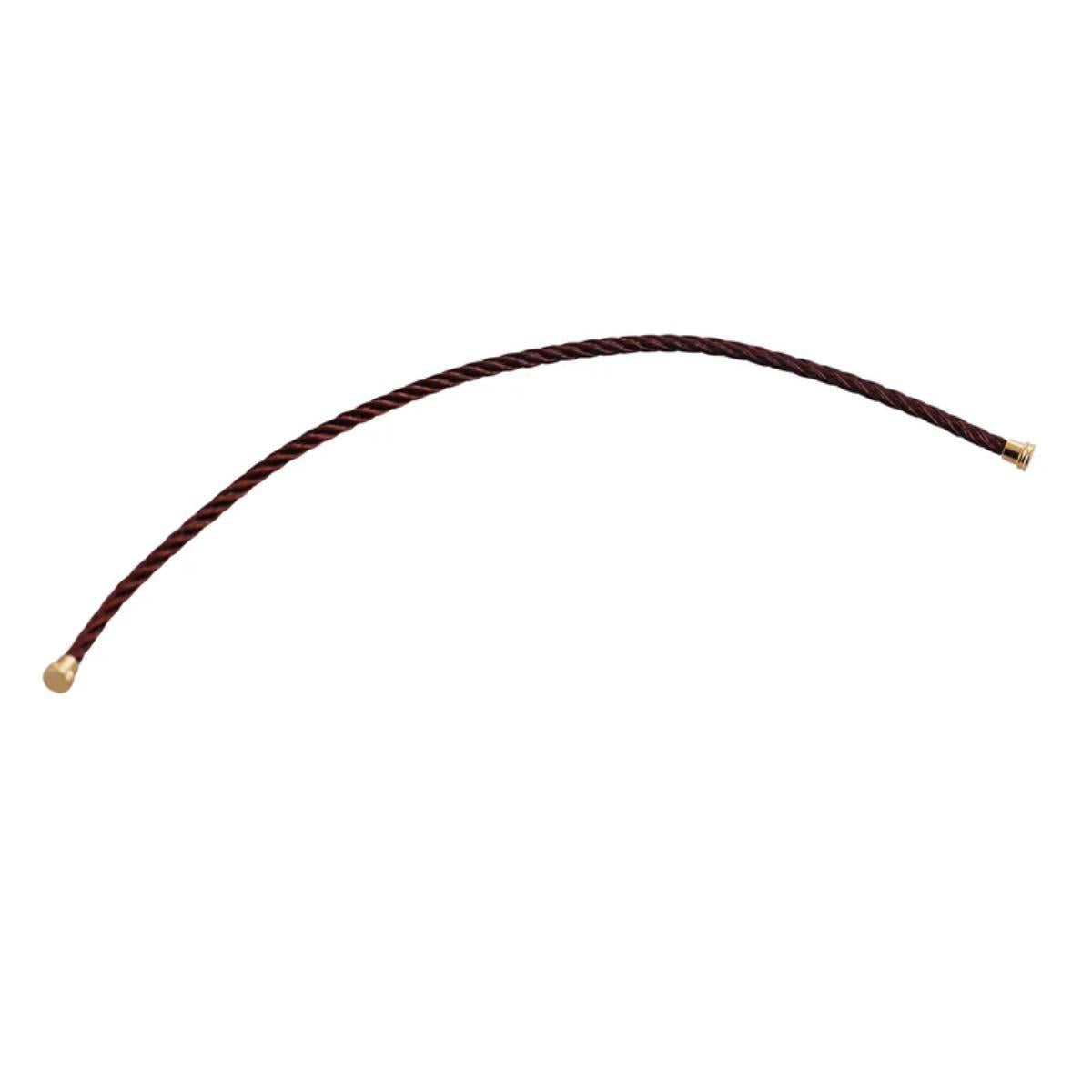 Fred Force 10 Bracelet Dark Brown Cable Small QA-130