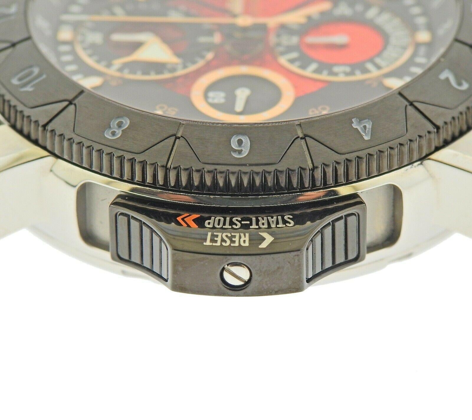 Glycine Airman Airfighter Automatic GMT Chronograph Watch 3921.16.LB96B