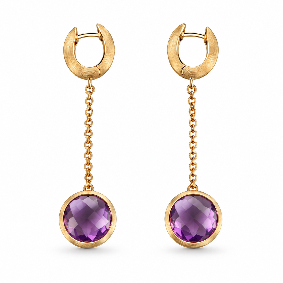Marco Bicego Jaipur 18K Amethyst Earrings