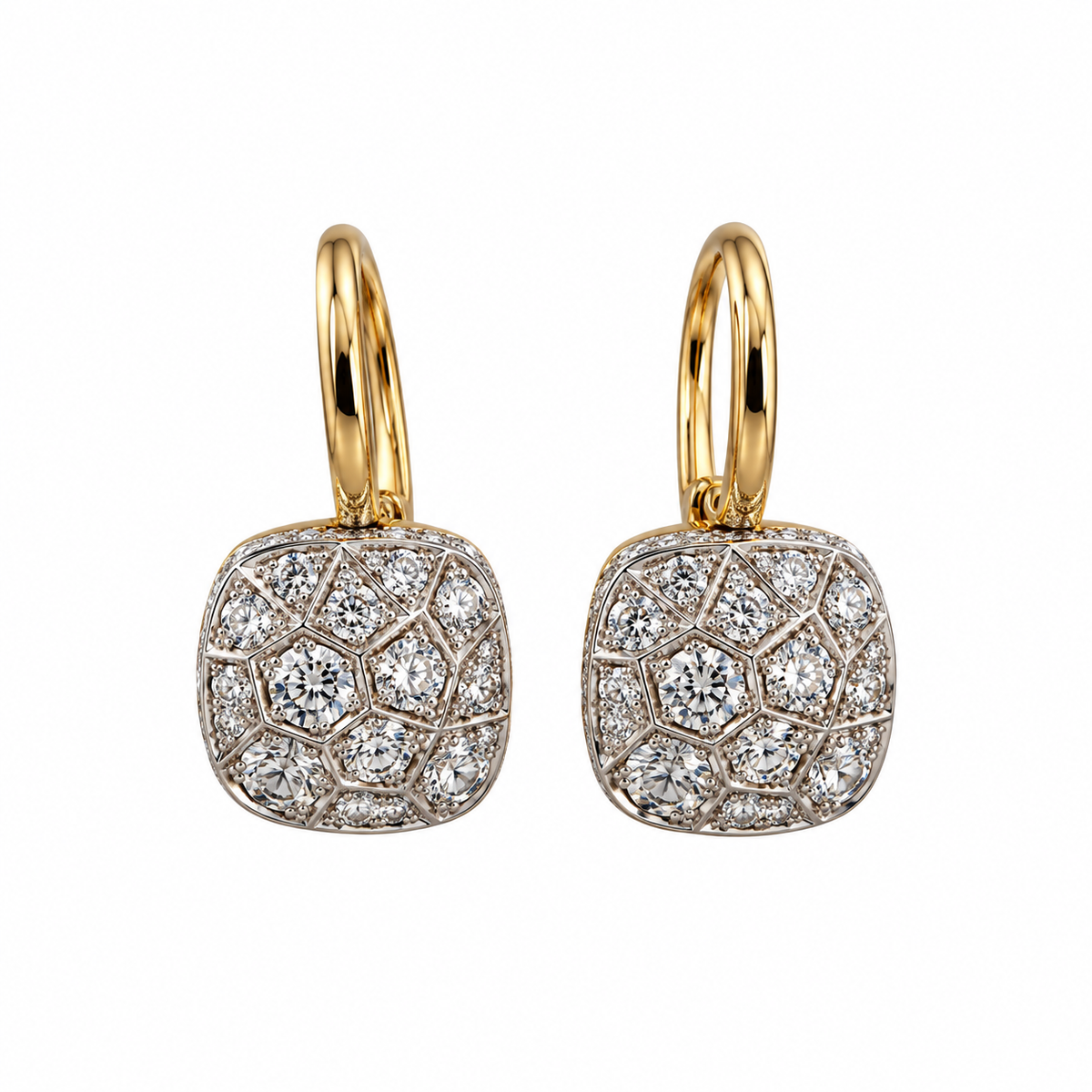 Pomellato Nudo 18k Diamond Earrings
