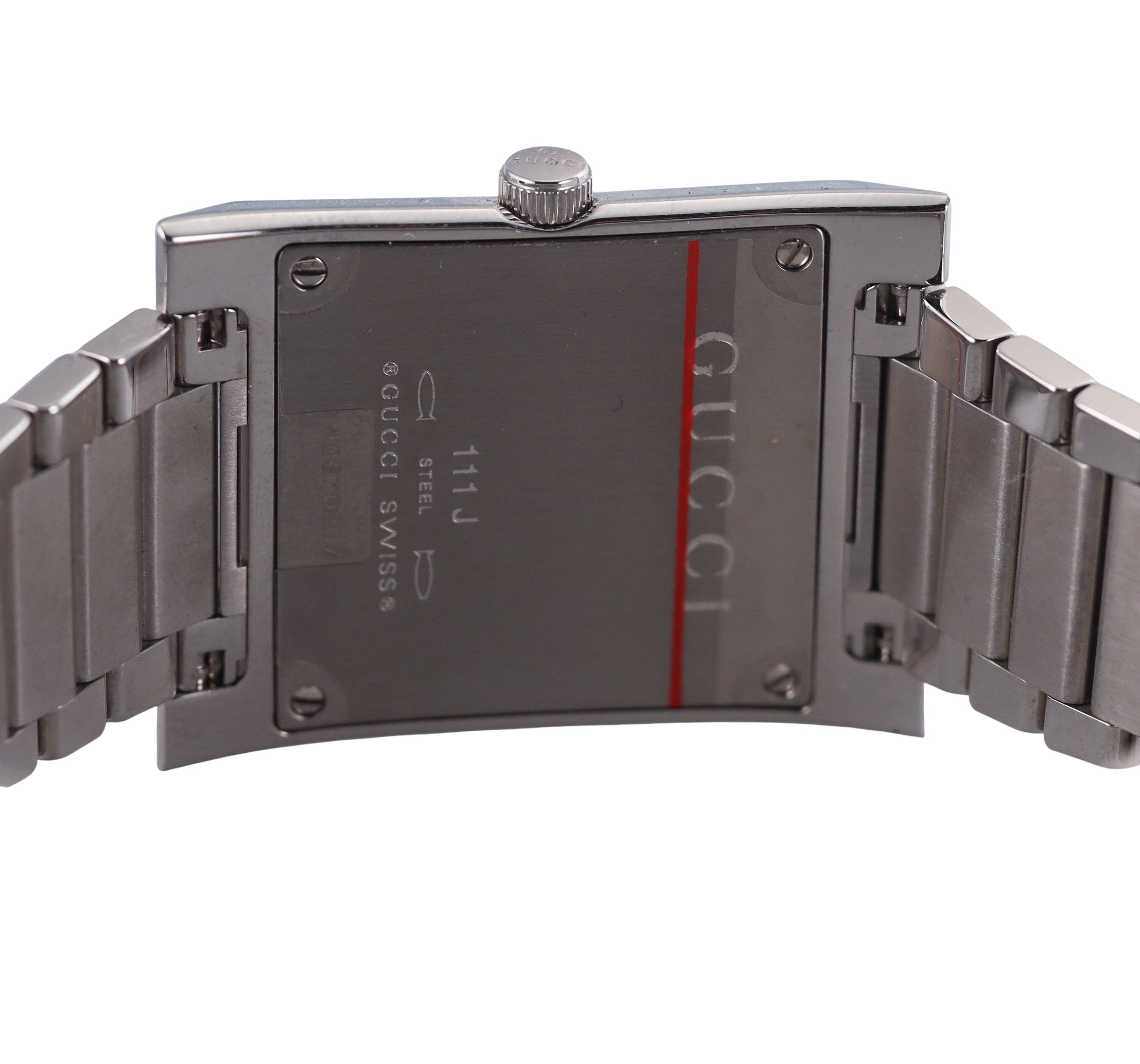 Gucci Guccio Diamond Stainless Steel Watch YA111403