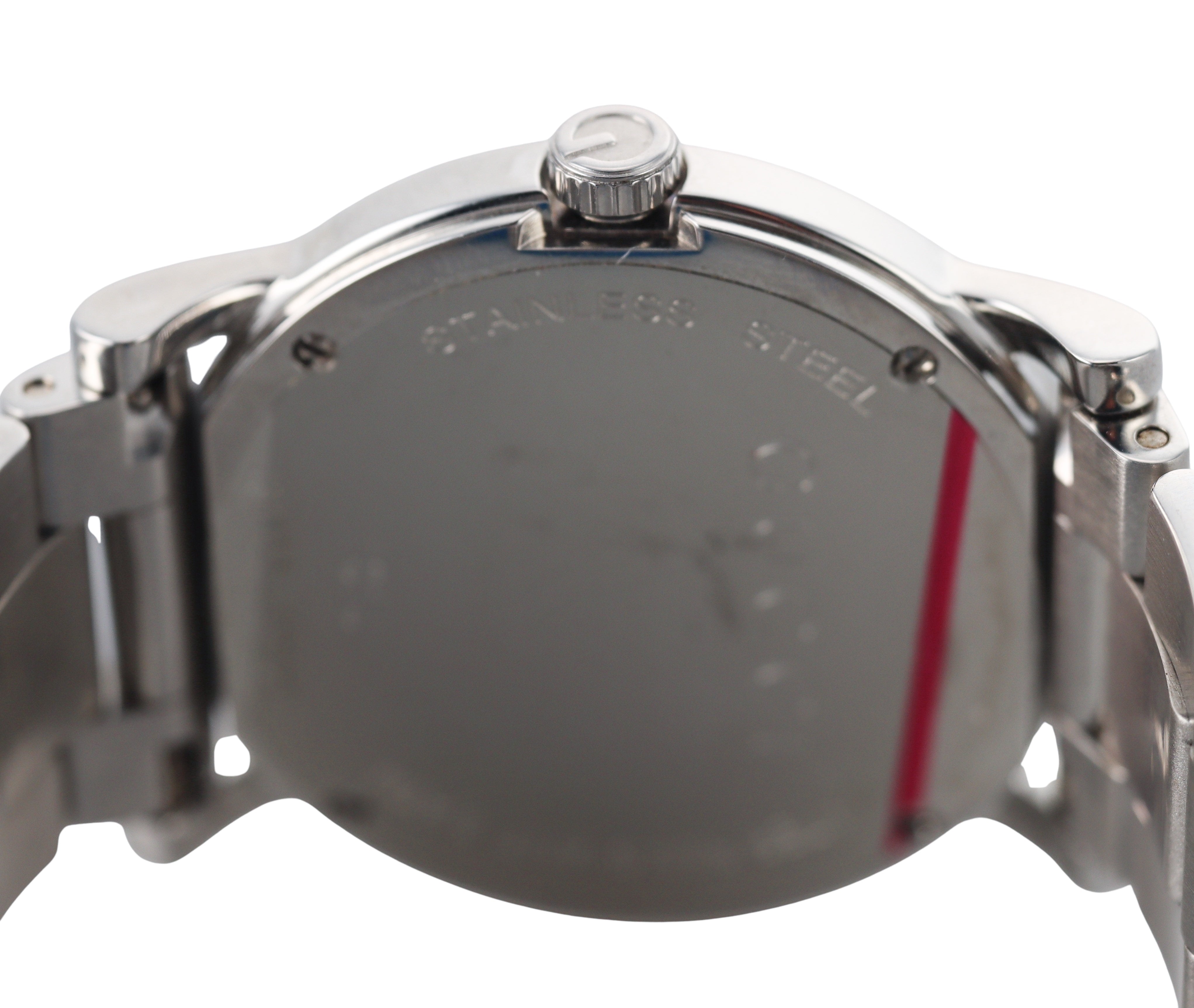 Gucci G-Watch Silver Dial 35mm Steel Watch YA101406
