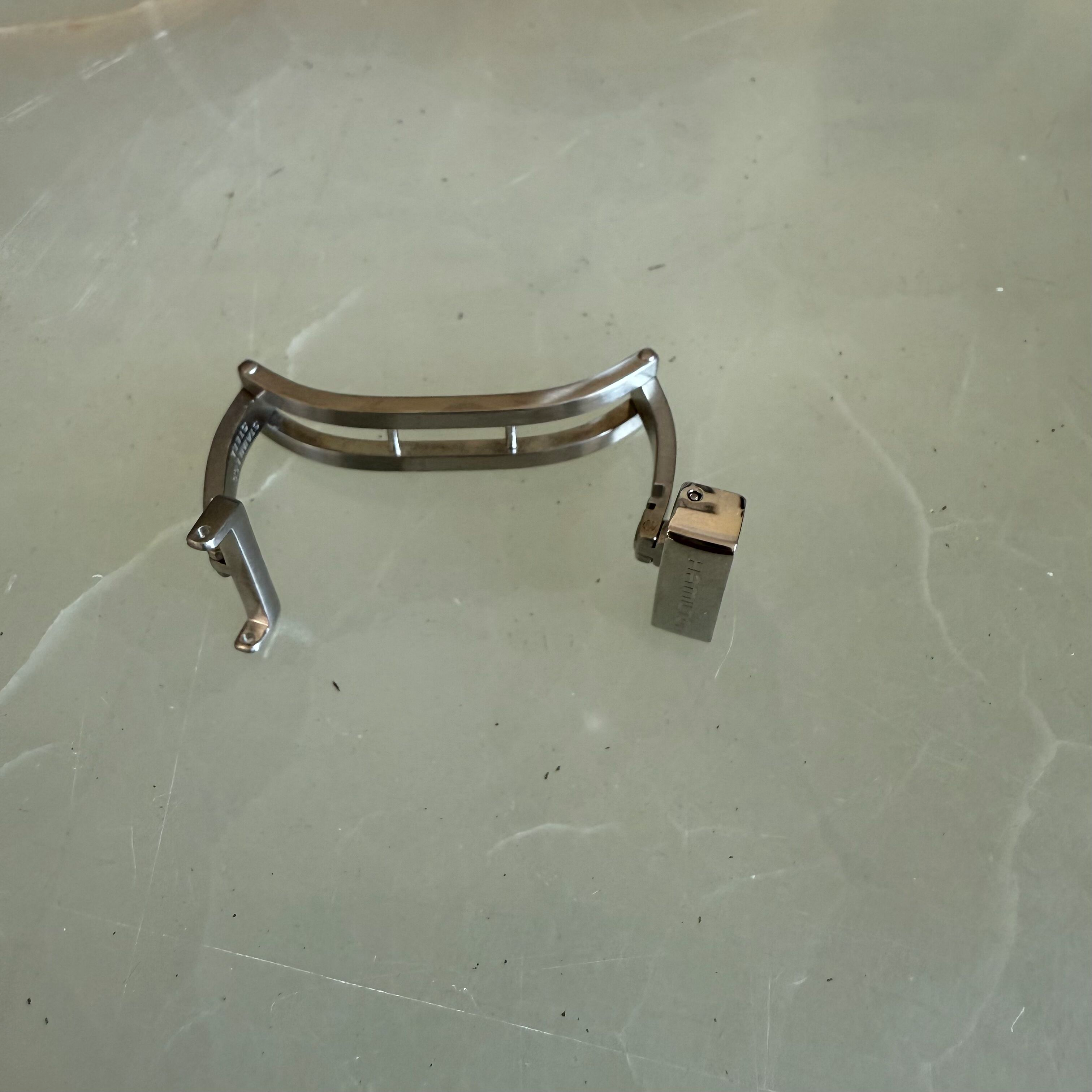 Authentic Hamilton Steel Deployant Buckle 16.5mm H640000038