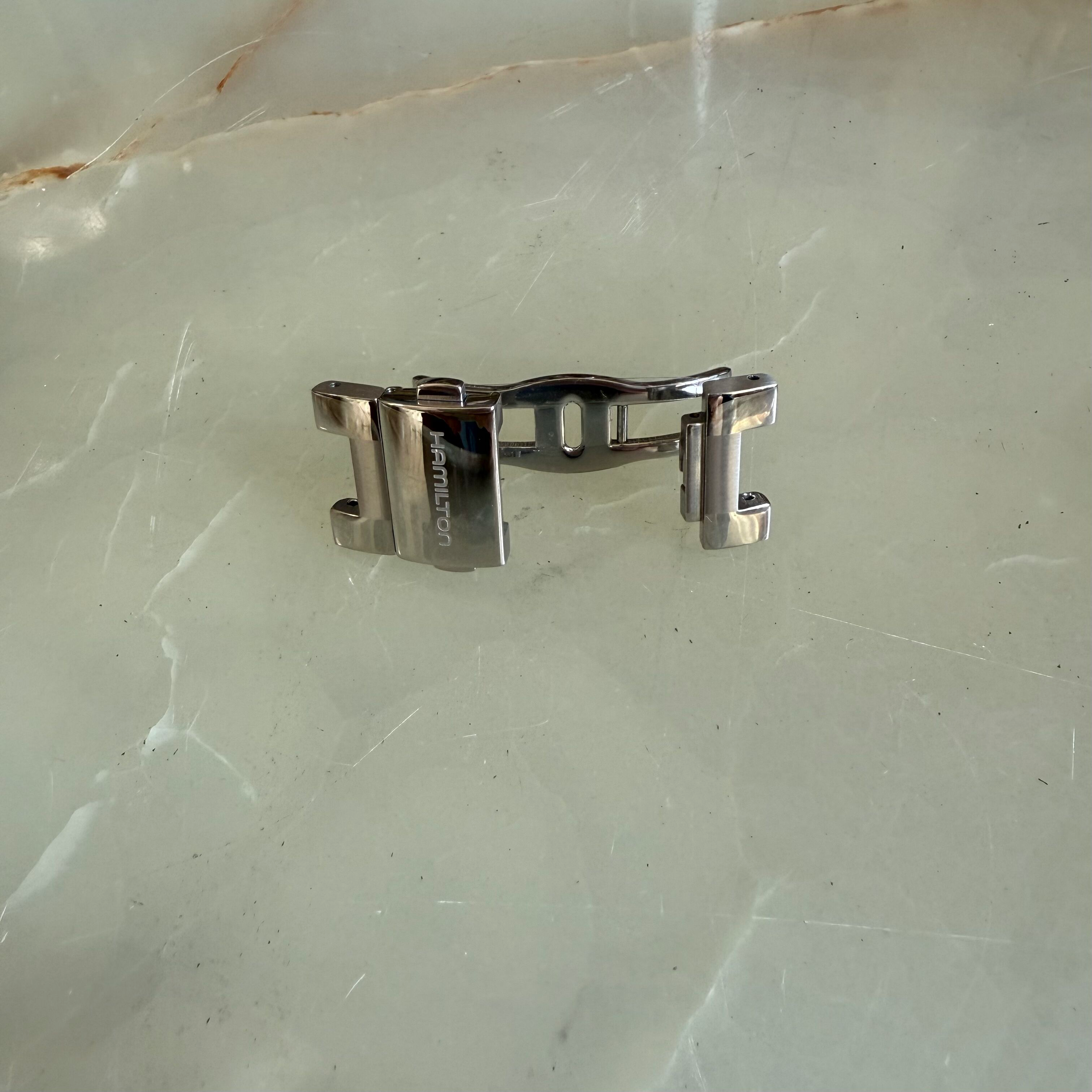 Authentic Hamilton Steel Deployant Buckle 20mm H605295100