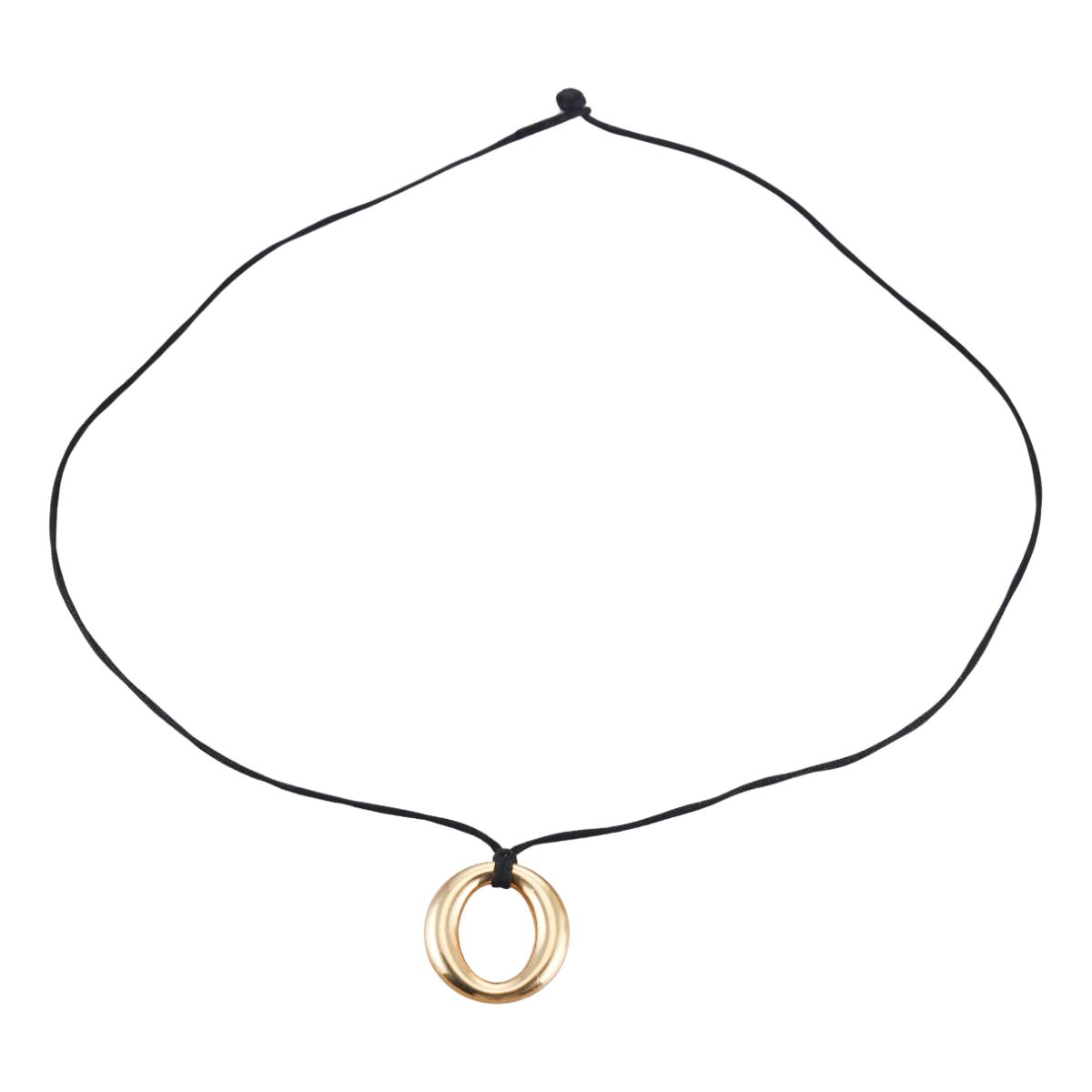 Tiffany & Co Elsa Peretti 18k Gold Sevillana Pendant Necklace