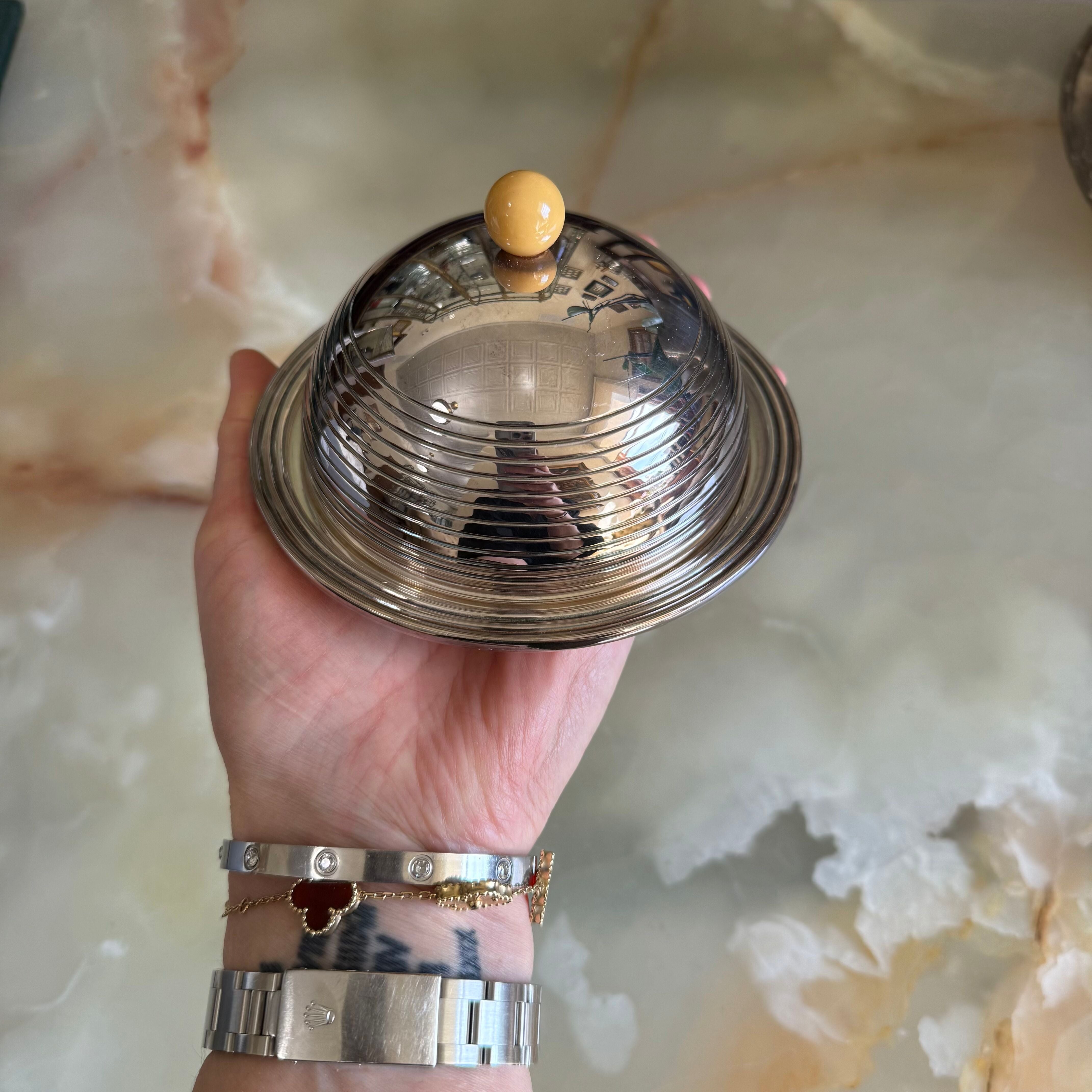 Puiforcat Silver Plated Butter Dish