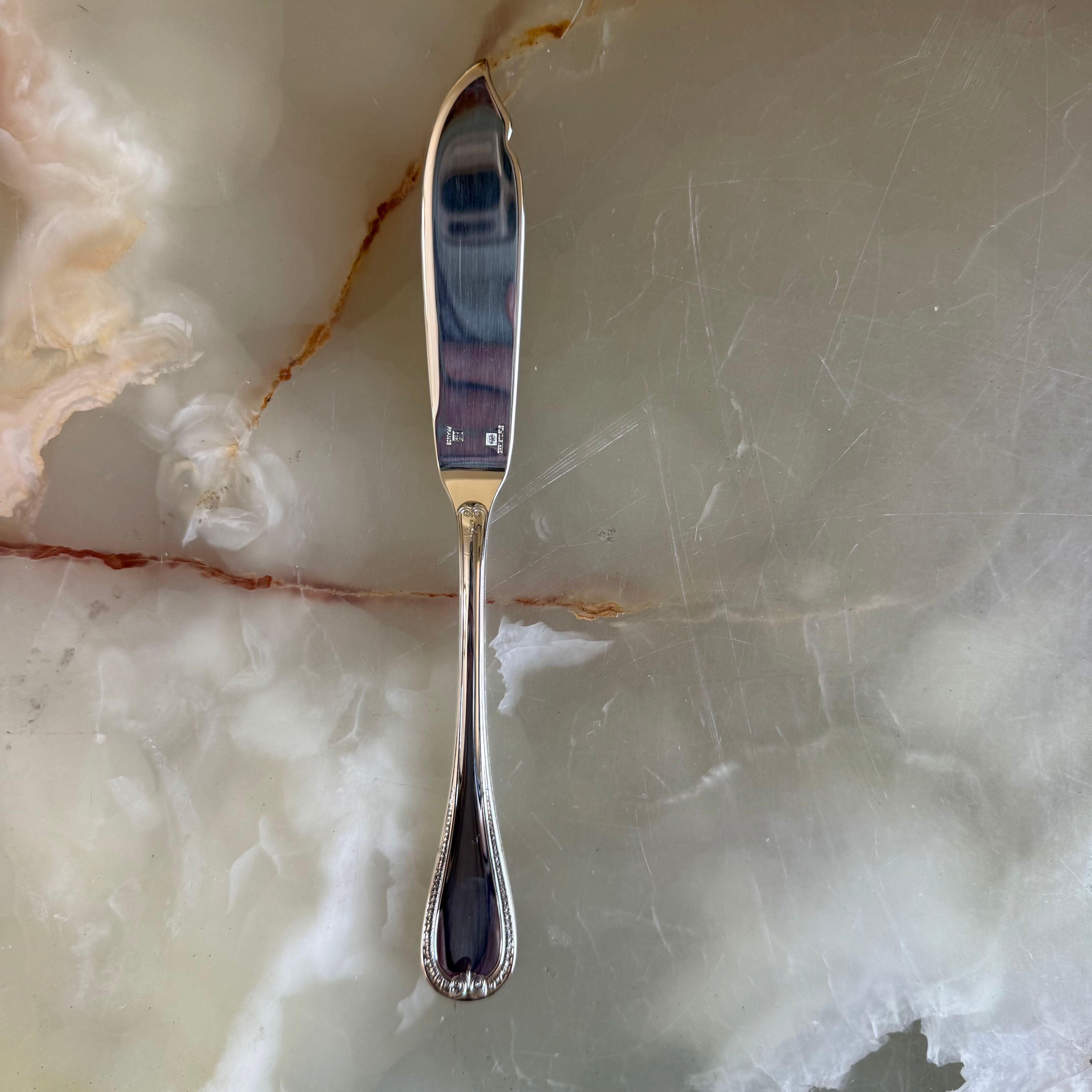 Christofle Malmaison Silver Plated Fish Knife Set of 5 0018020