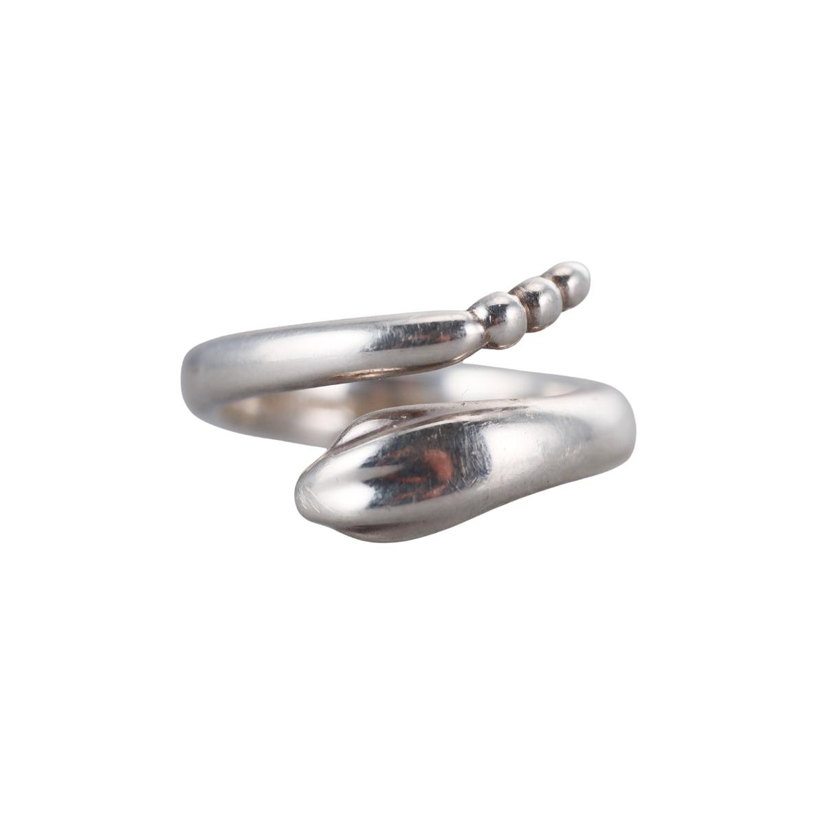Tiffany & Co Elsa Peretti Sterling Snake Ring