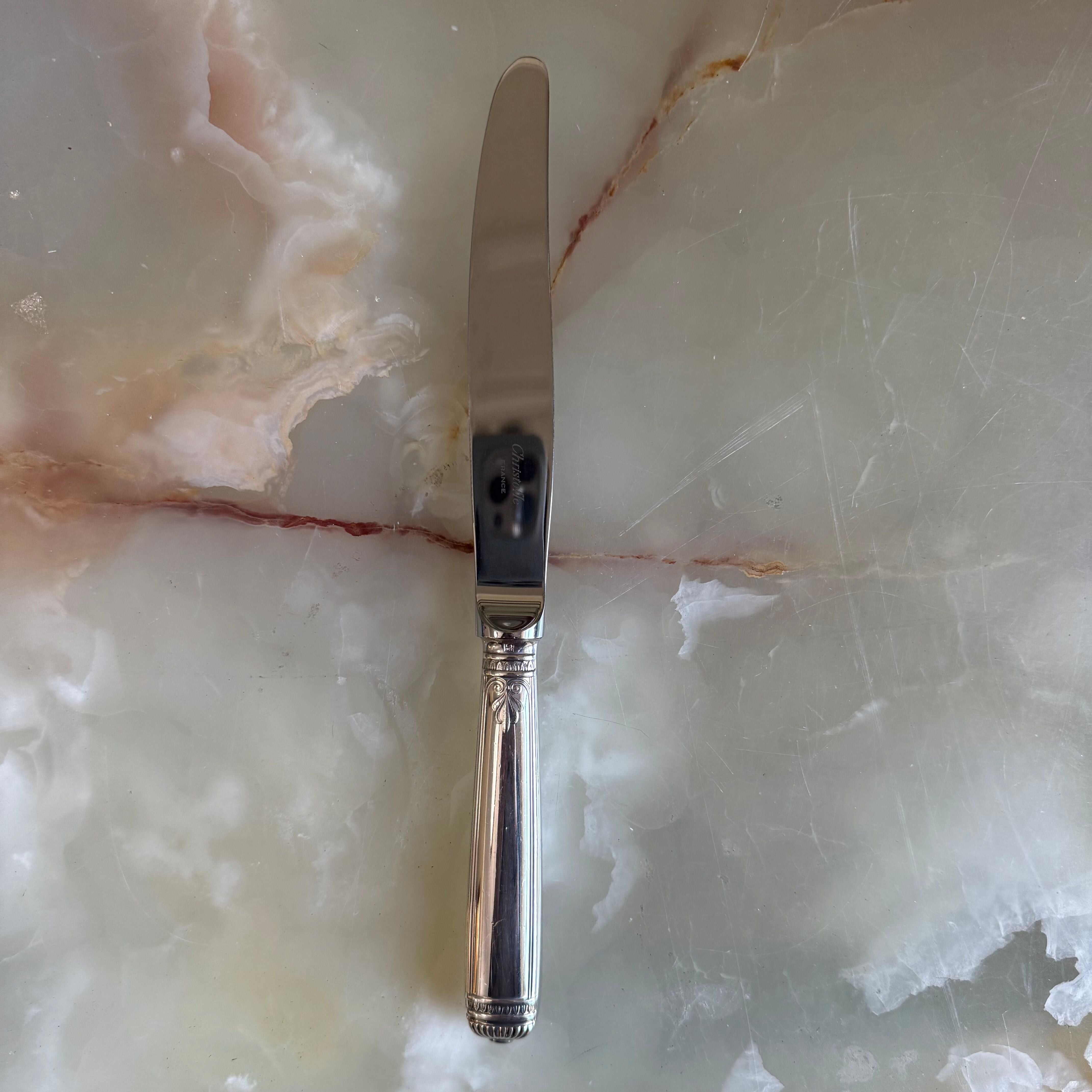 Christofle Malmaison Silver Plated Dinner Knife