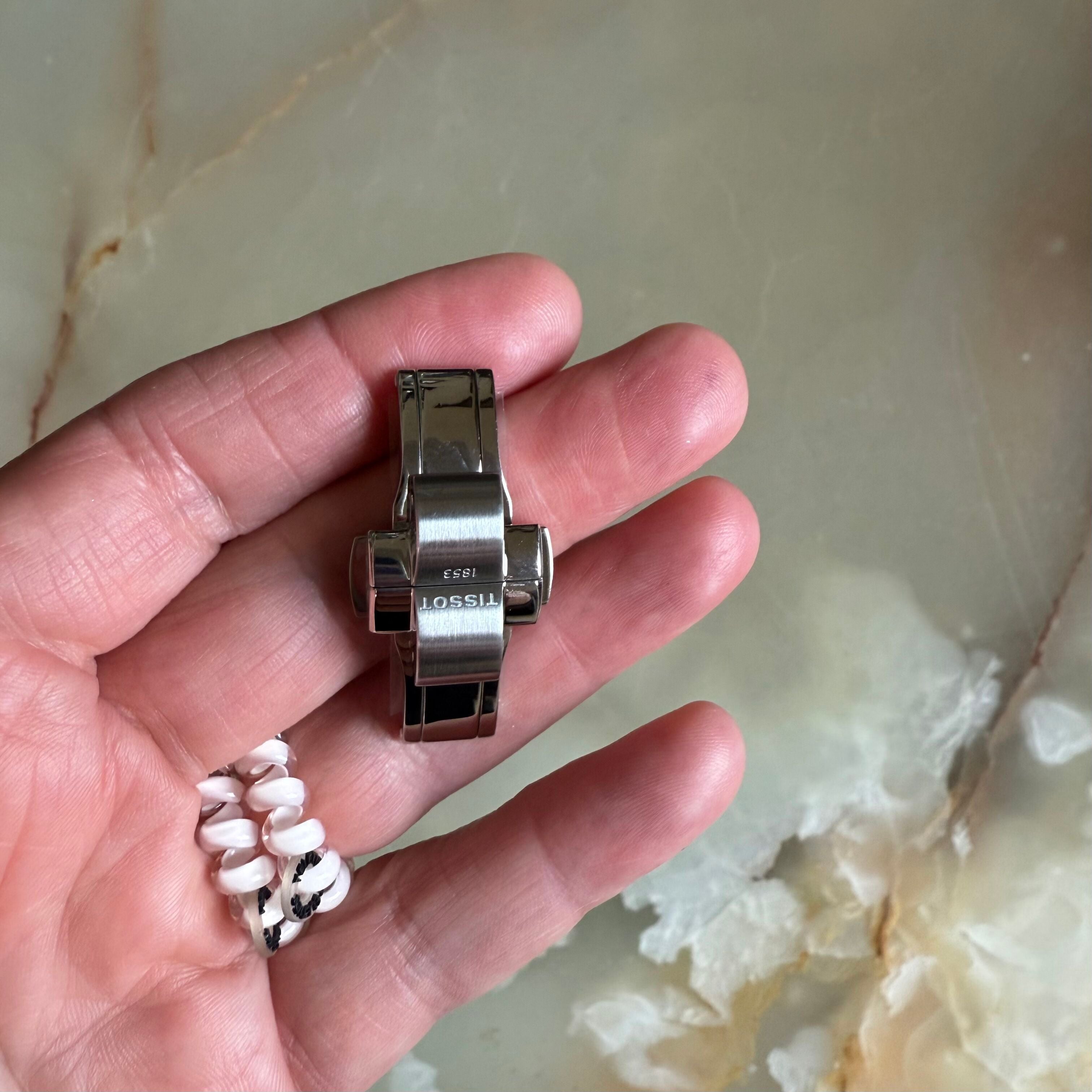 Authentic Tissot Stainless Steel Deployant Buckle 17mm